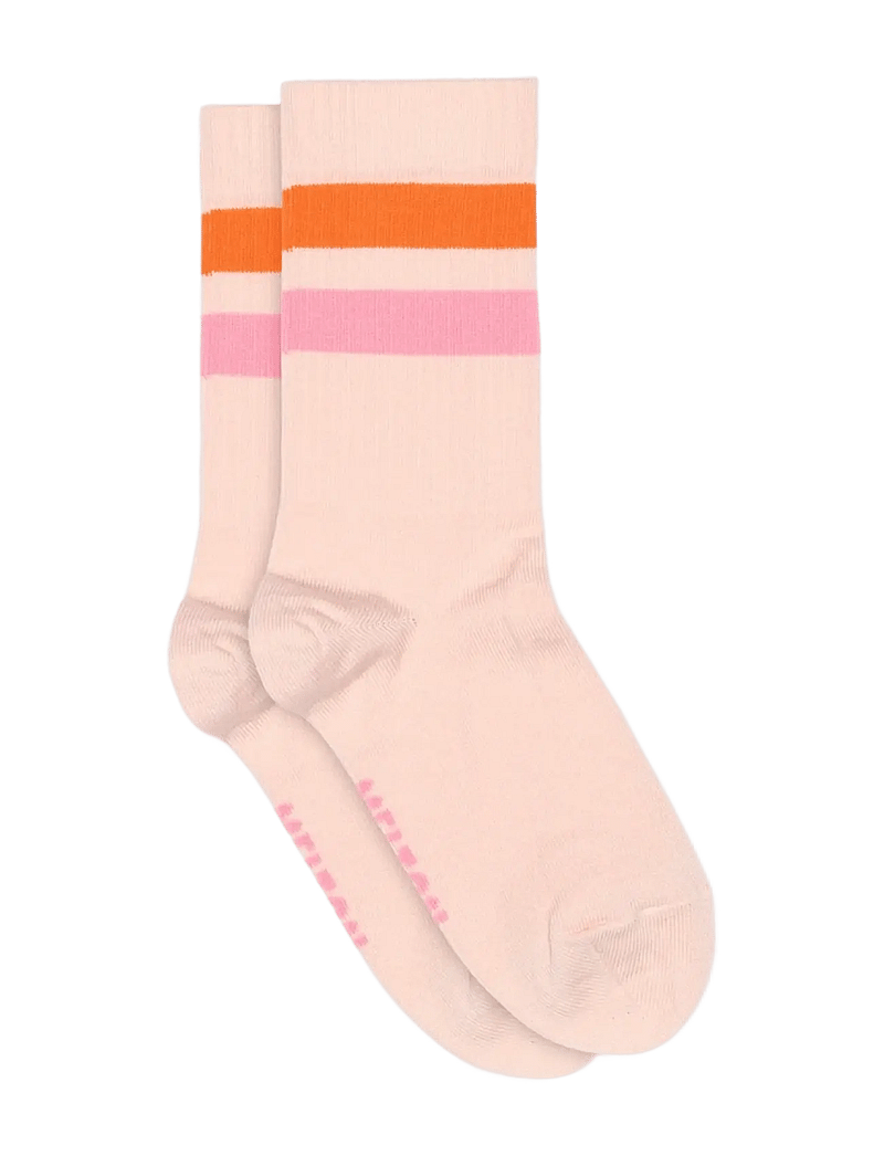 Melton - Sporty stripe socks - strømper - crystal pink - 0