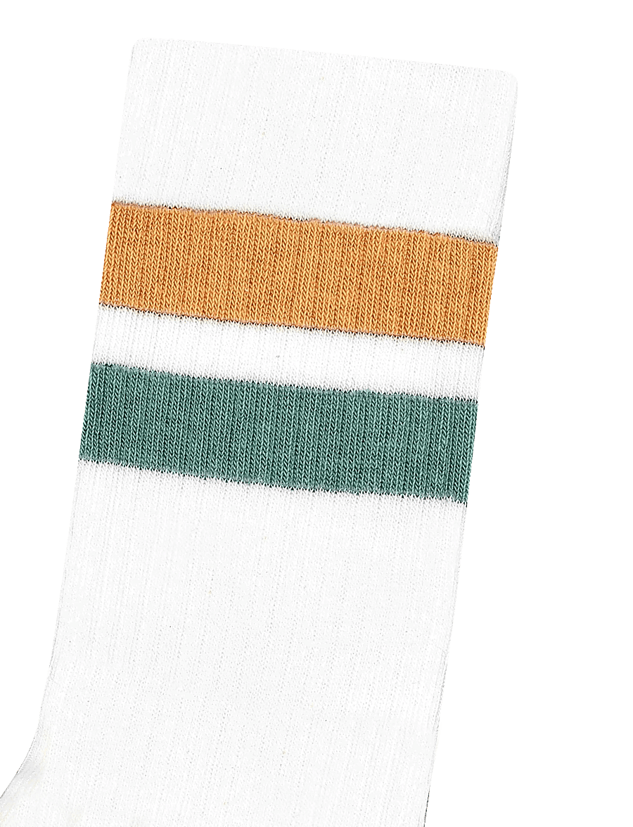 Melton - Sporty stripe socks - sokid - jasper - 2