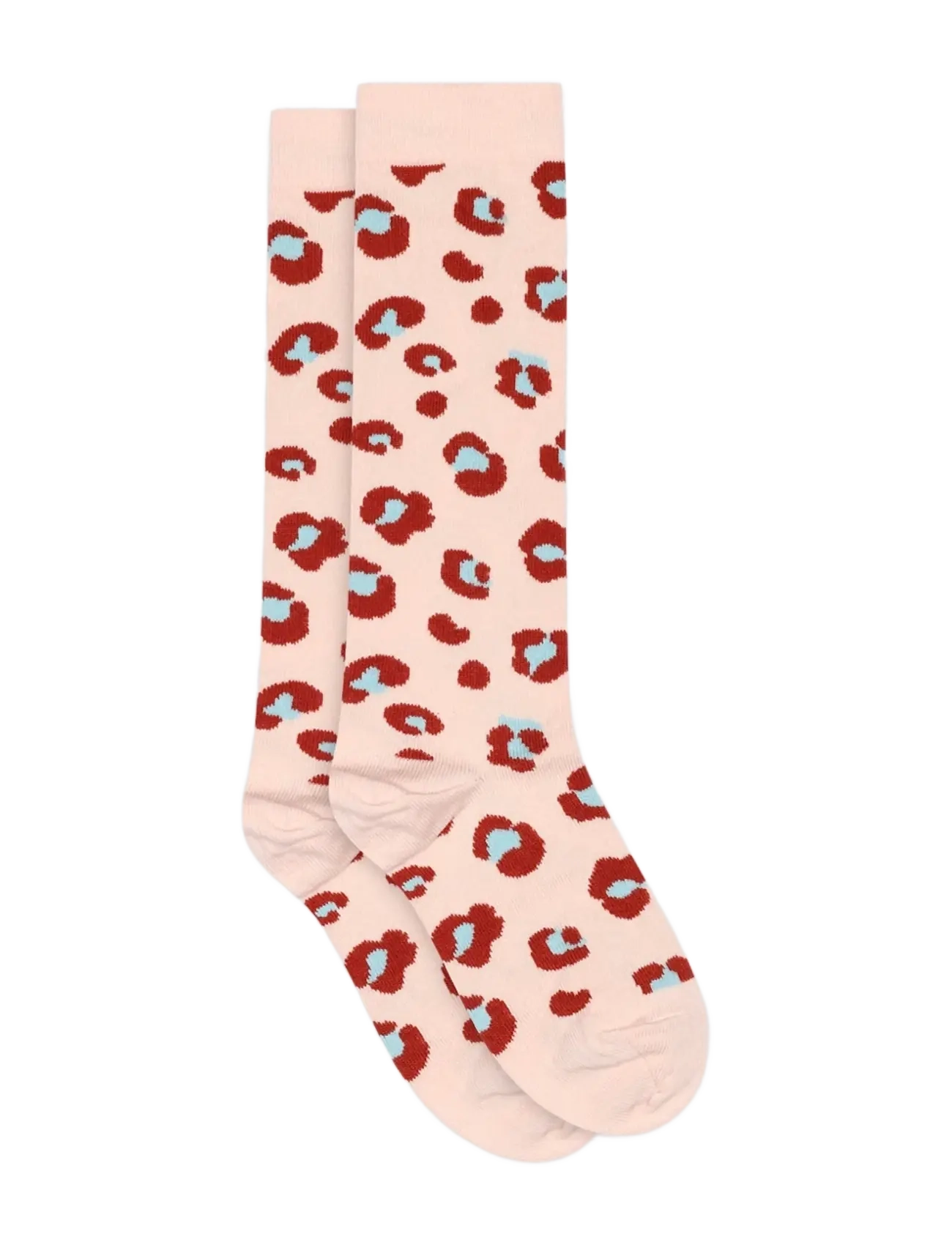 Melton Leopard knee socks - Kampaania - CRYSTAL PINK / pink/rose