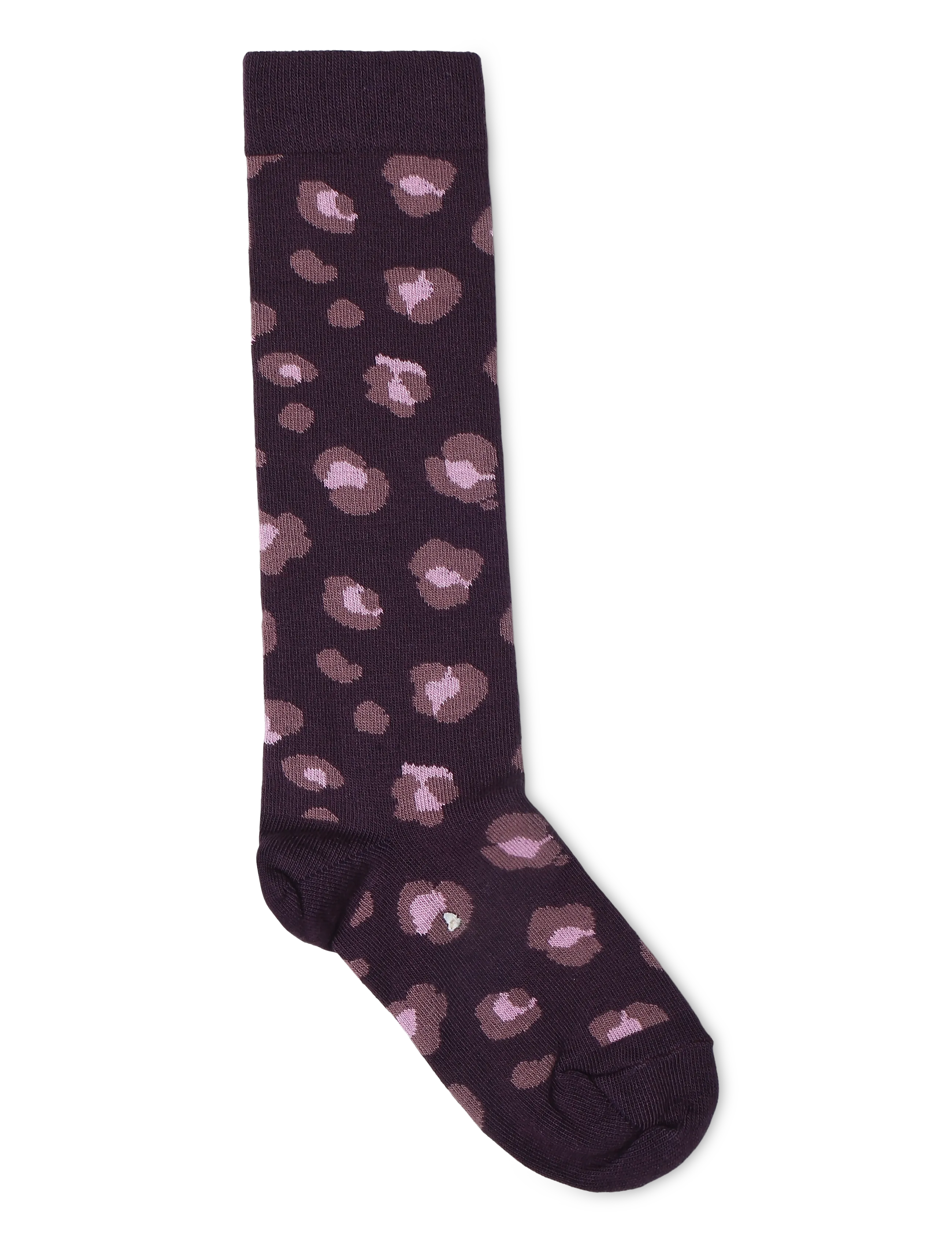 Melton - Leopard knee socks - strümpfe - dark purple - 1