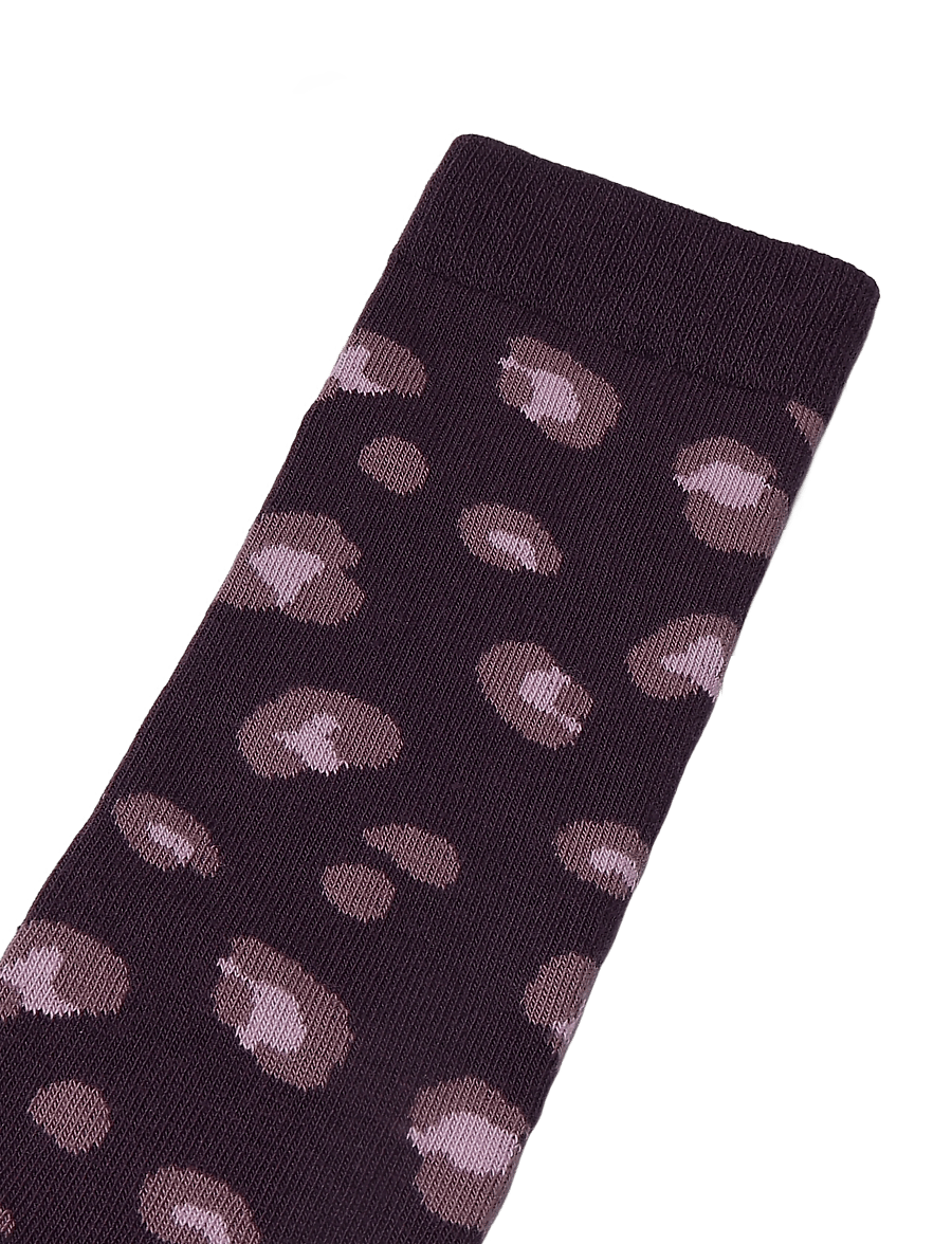 Melton - Leopard knee socks - strümpfe - dark purple - 2