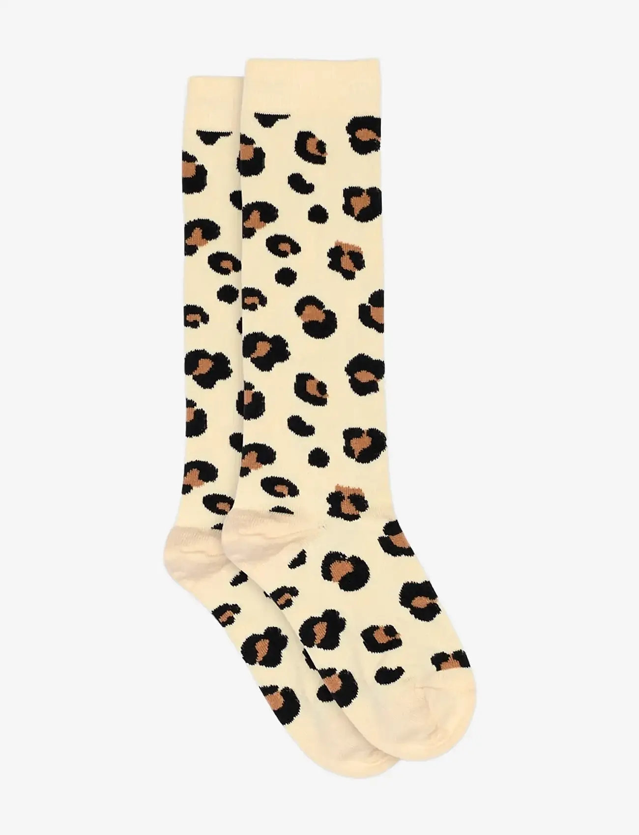 Melton - Leopard knee socks - strømper - shortbread - 0