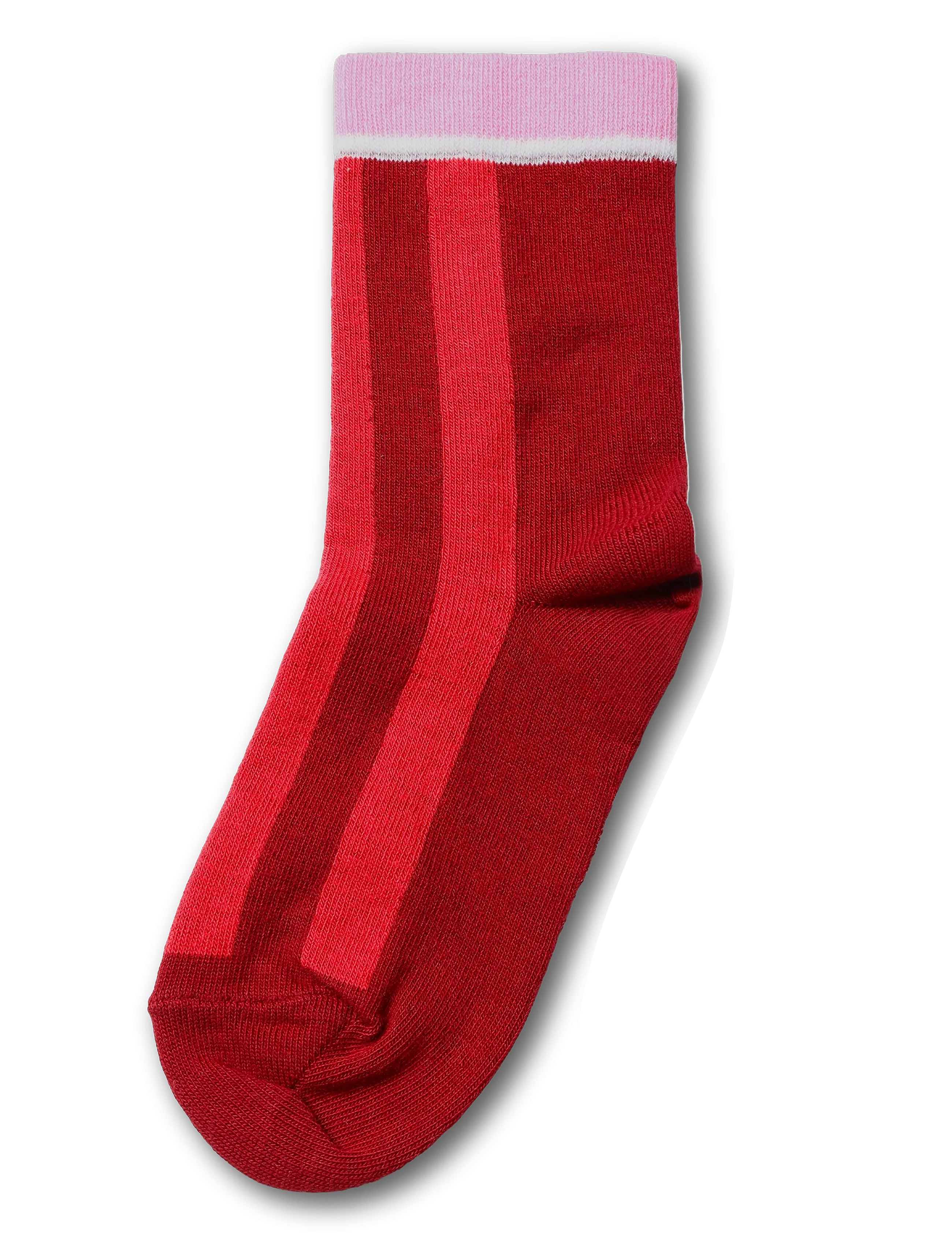 Melton - Block stripe socks - strümpfe - sundried tomato - 0