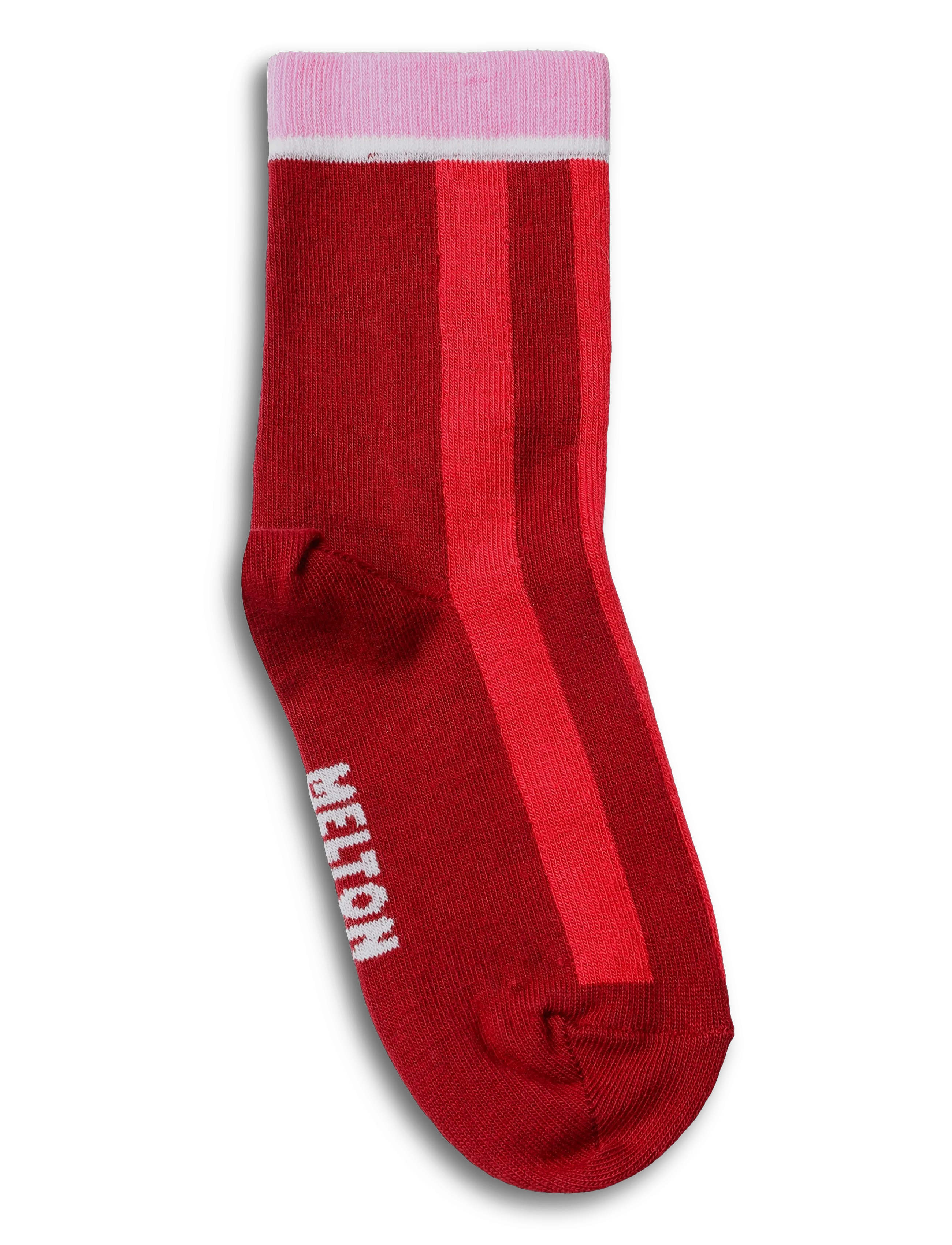 Melton - Block stripe socks - strümpfe - sundried tomato - 1