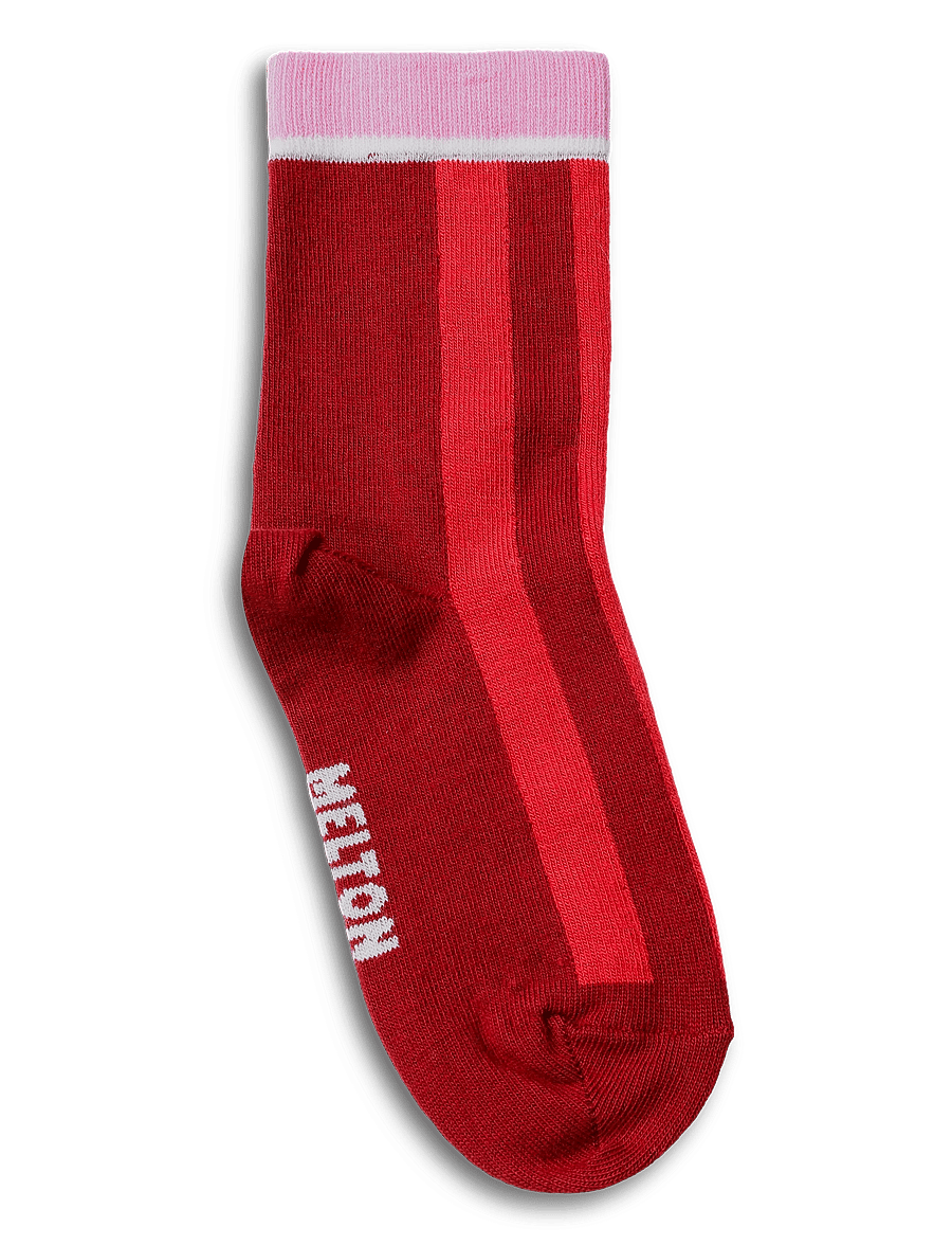 Melton - Block stripe socks - strümpfe - sundried tomato - 1