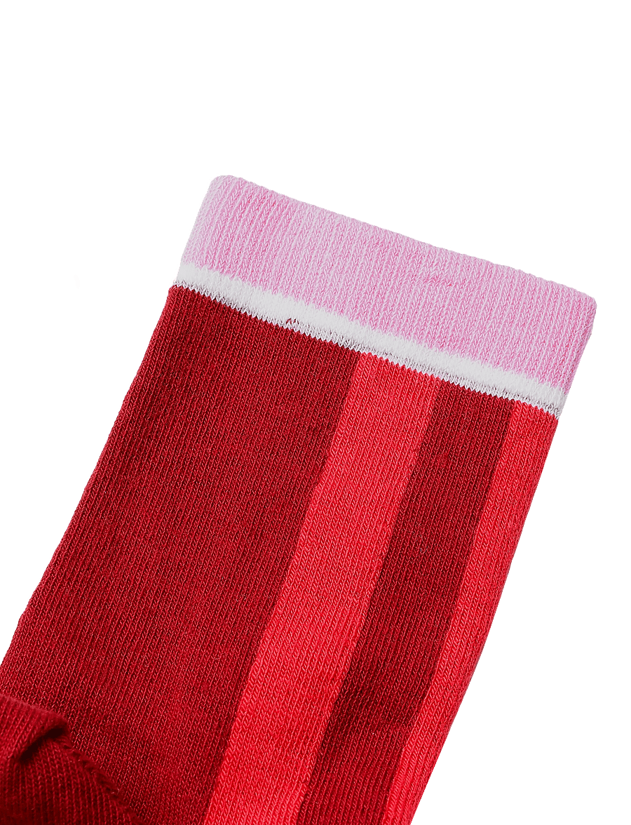 Melton - Block stripe socks - strümpfe - sundried tomato - 2