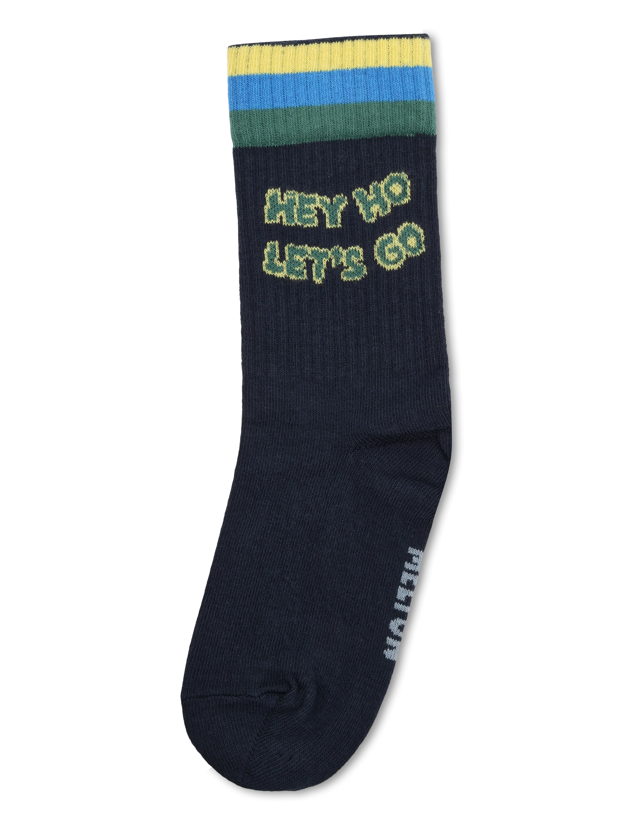 Melton Let´s go socks - Riided - MARINE / navy