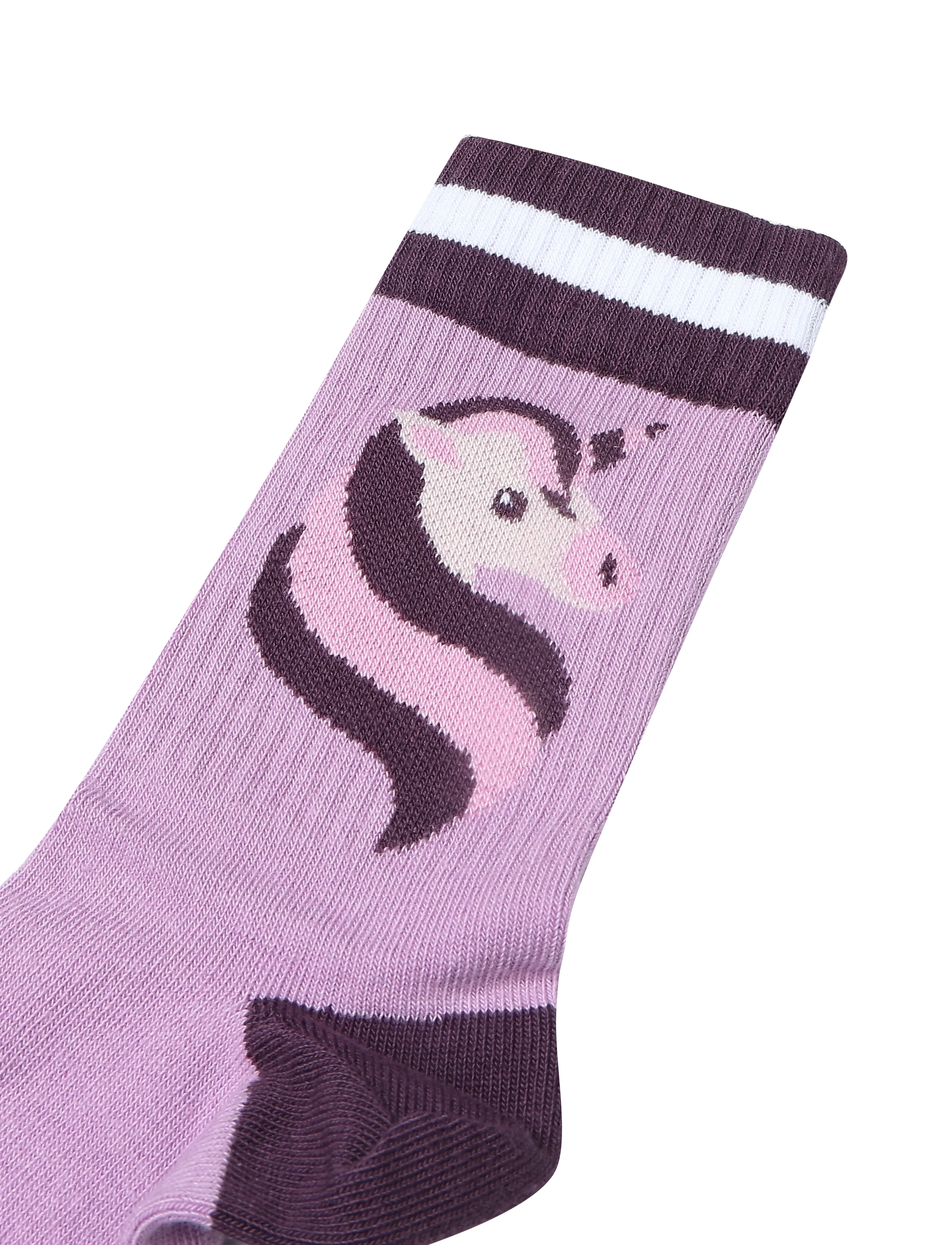 Melton - Unicorn socks - strümpfe - blossom grape - 2