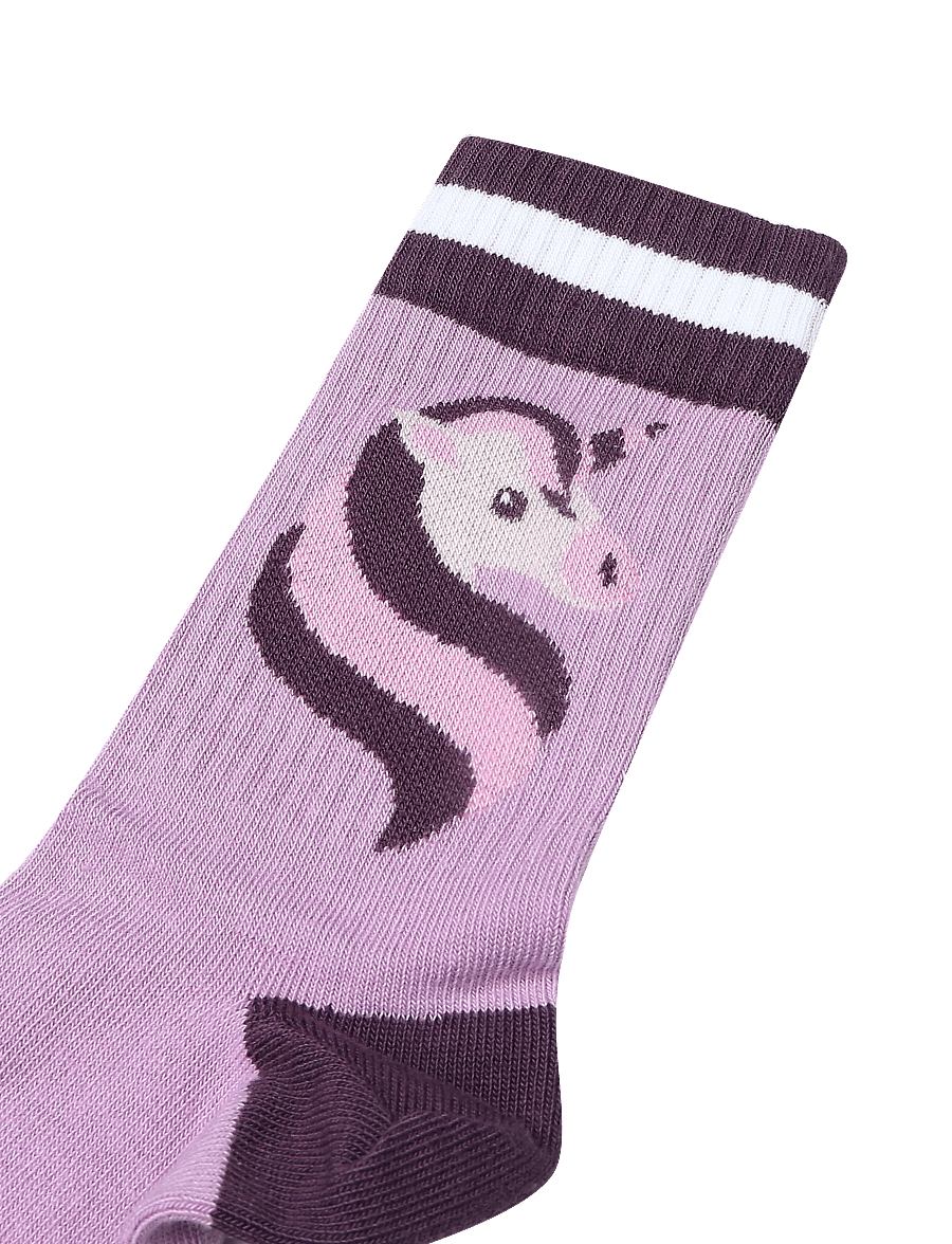 Melton - Unicorn socks - strümpfe - blossom grape - 2