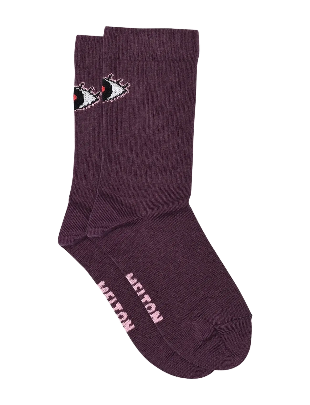 Melton Love eye socks - Strumpor - HORTENSIA / purple