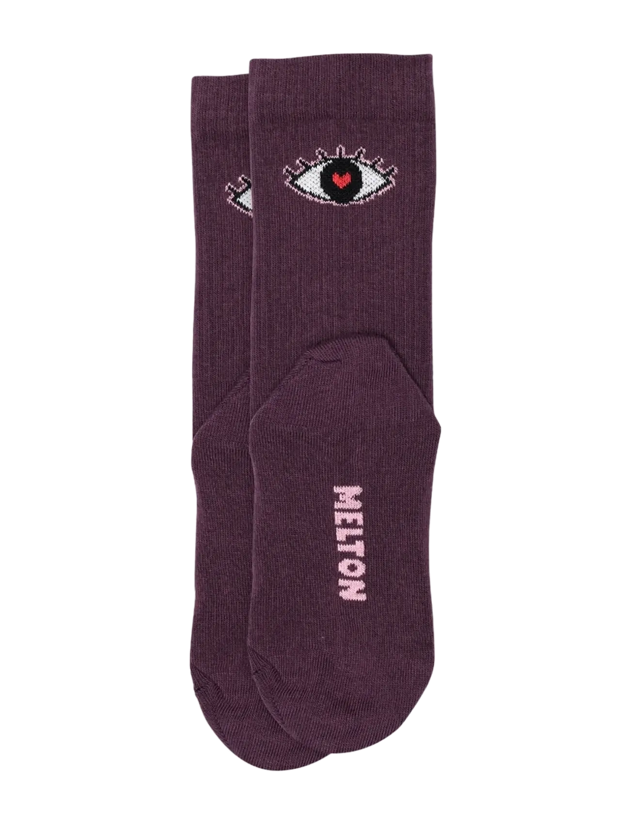 Melton - Love eye socks - strumpor - hortensia - 1