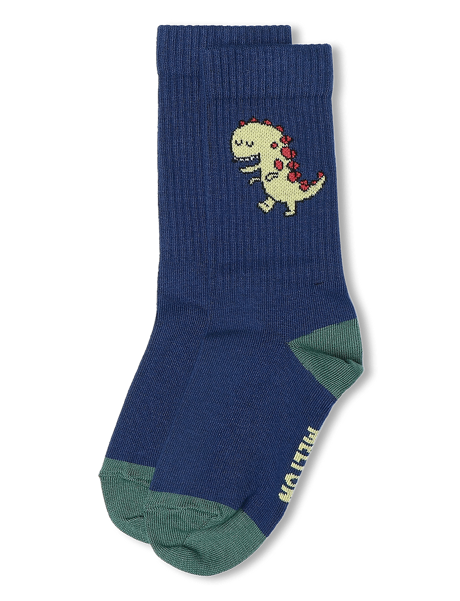 Melton - Dino socks - strümpfe - navy ink - 0