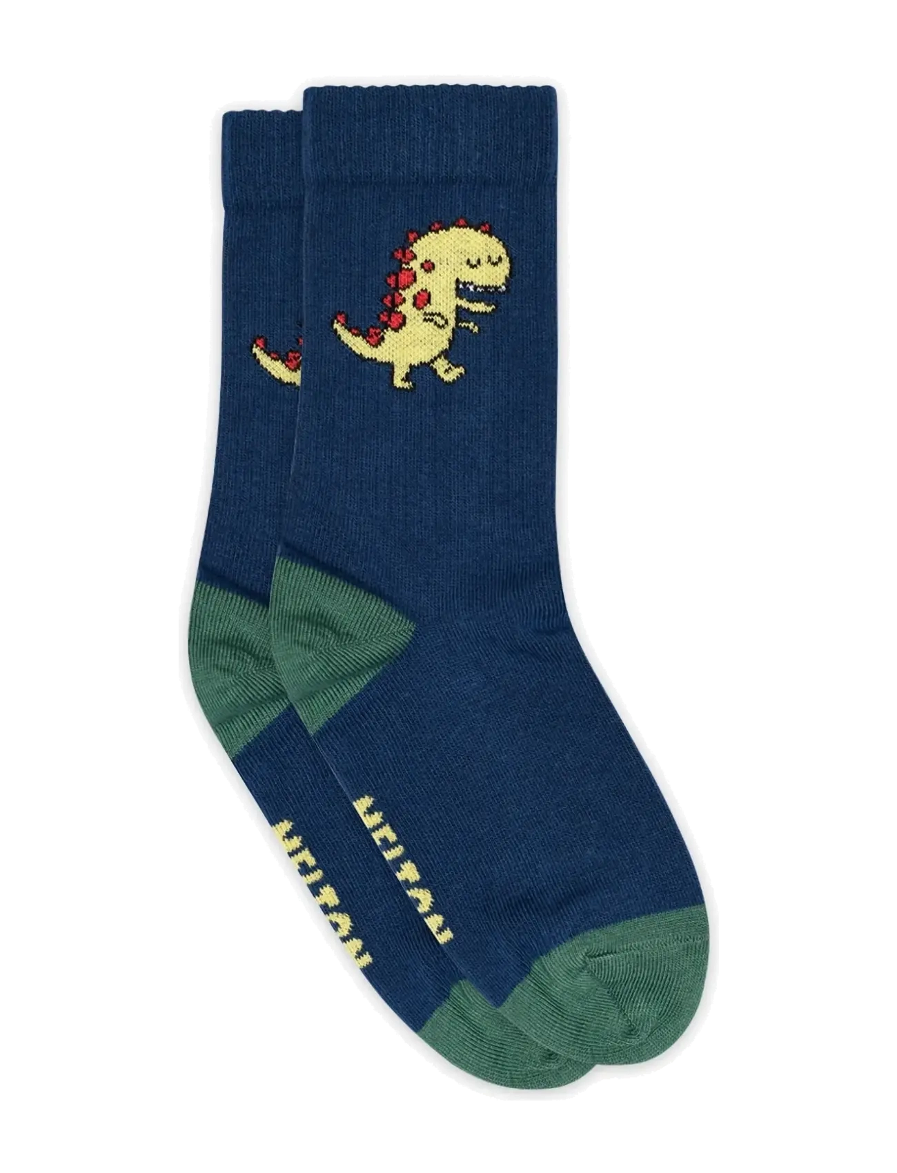 Melton Dino socks - Strumpor - NAVY INK / navy