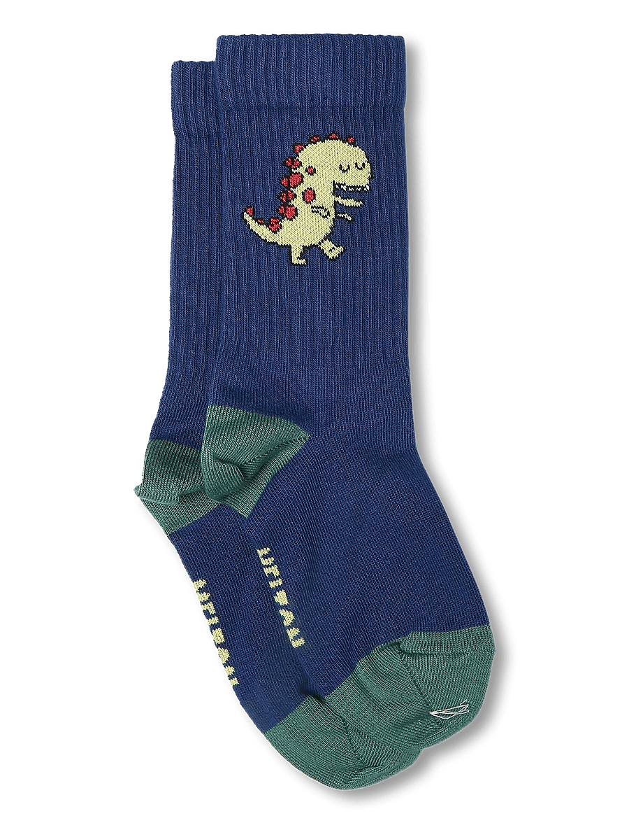 Melton - Dino socks - strümpfe - navy ink - 1