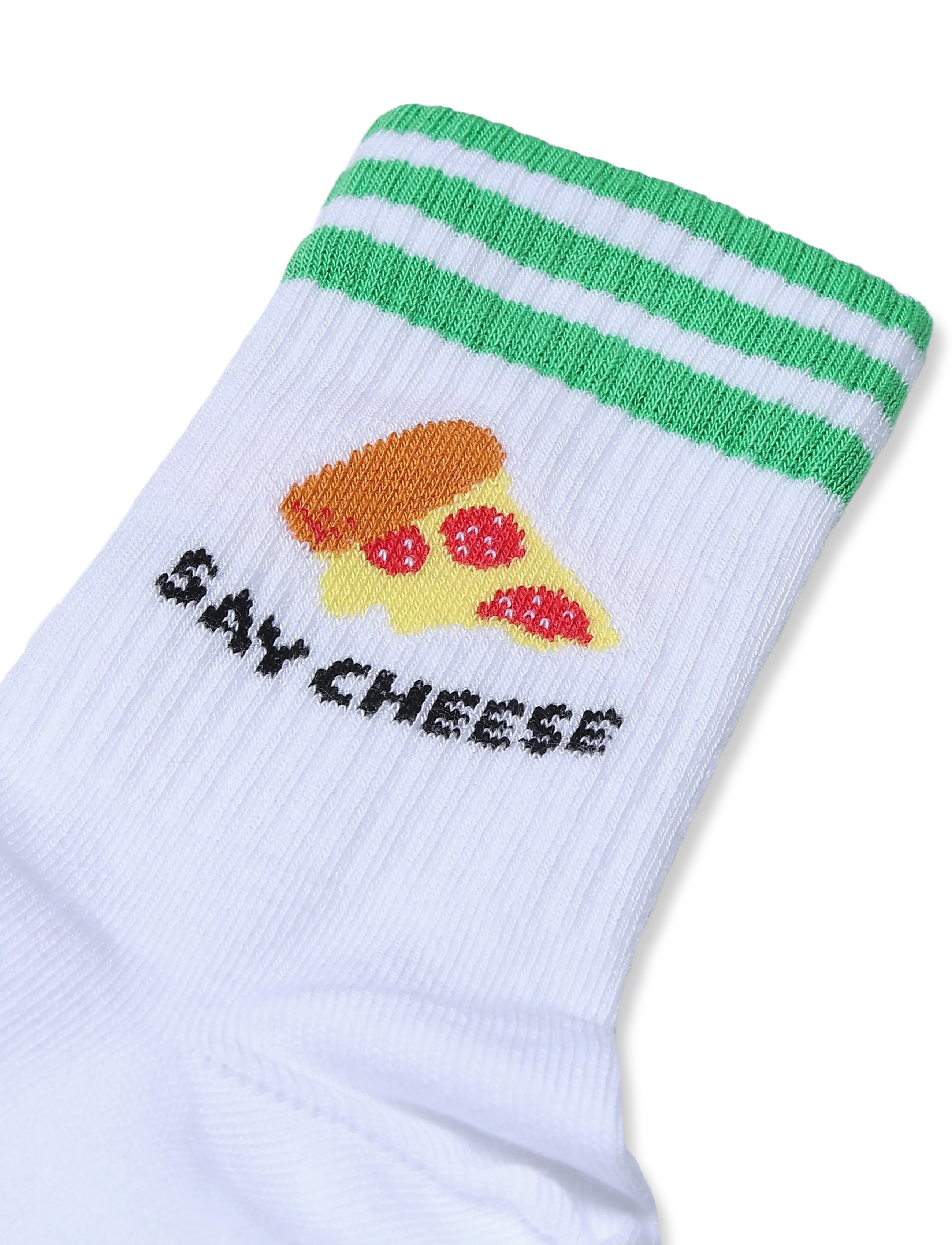 Melton - Pizza socks - strumpor - white - 2