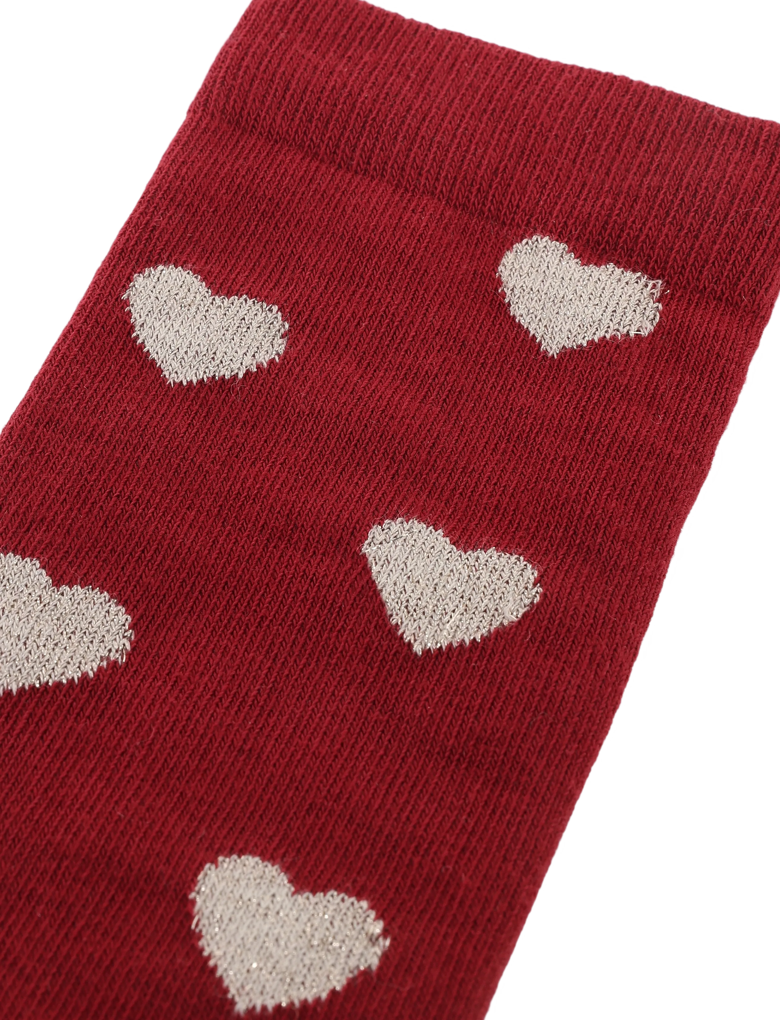 Melton - Hearts knee socks - strümpfe - sundried tomato - 2