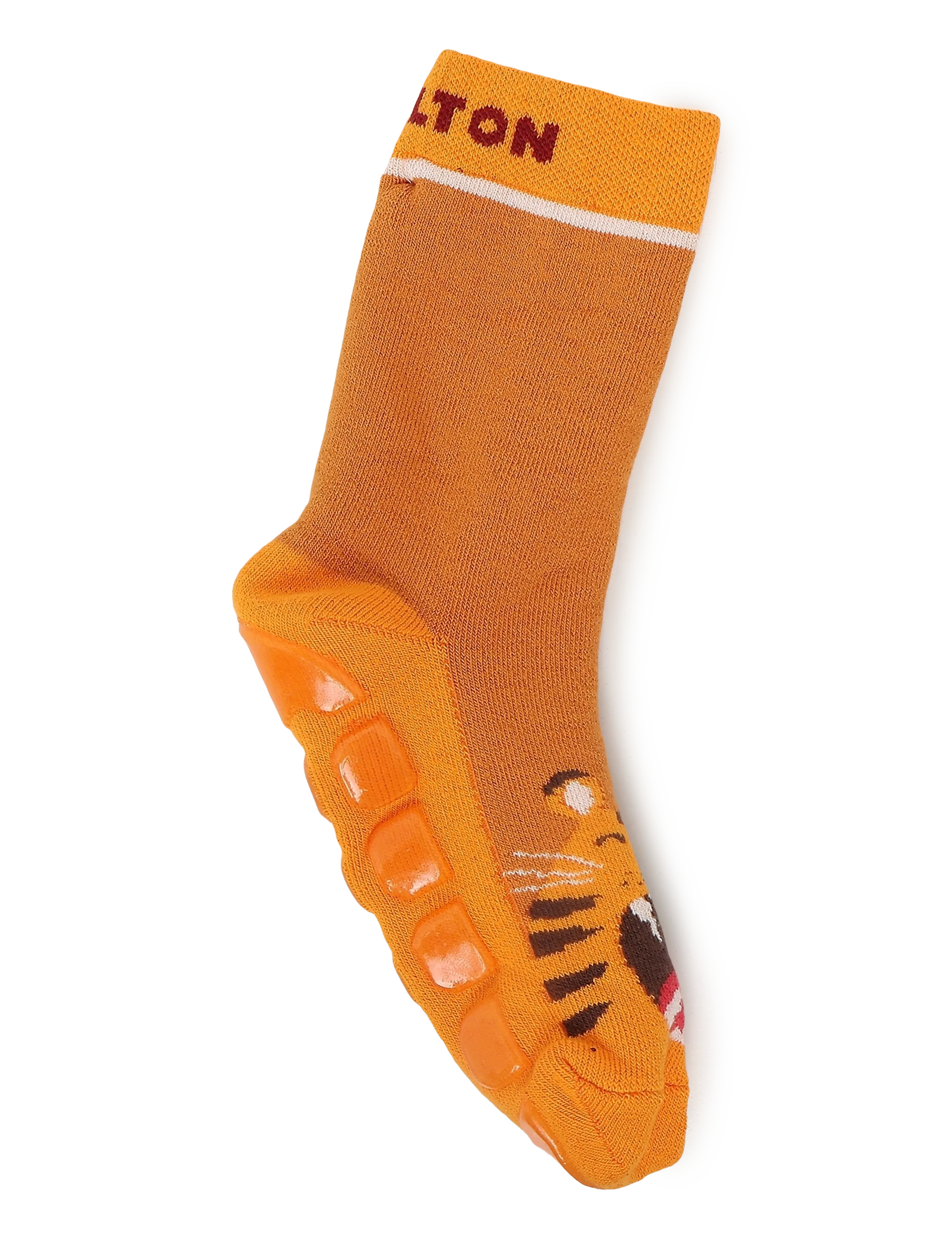 Melton - Tiger socks - anti-slip - baby-socken - golden ochre - 1