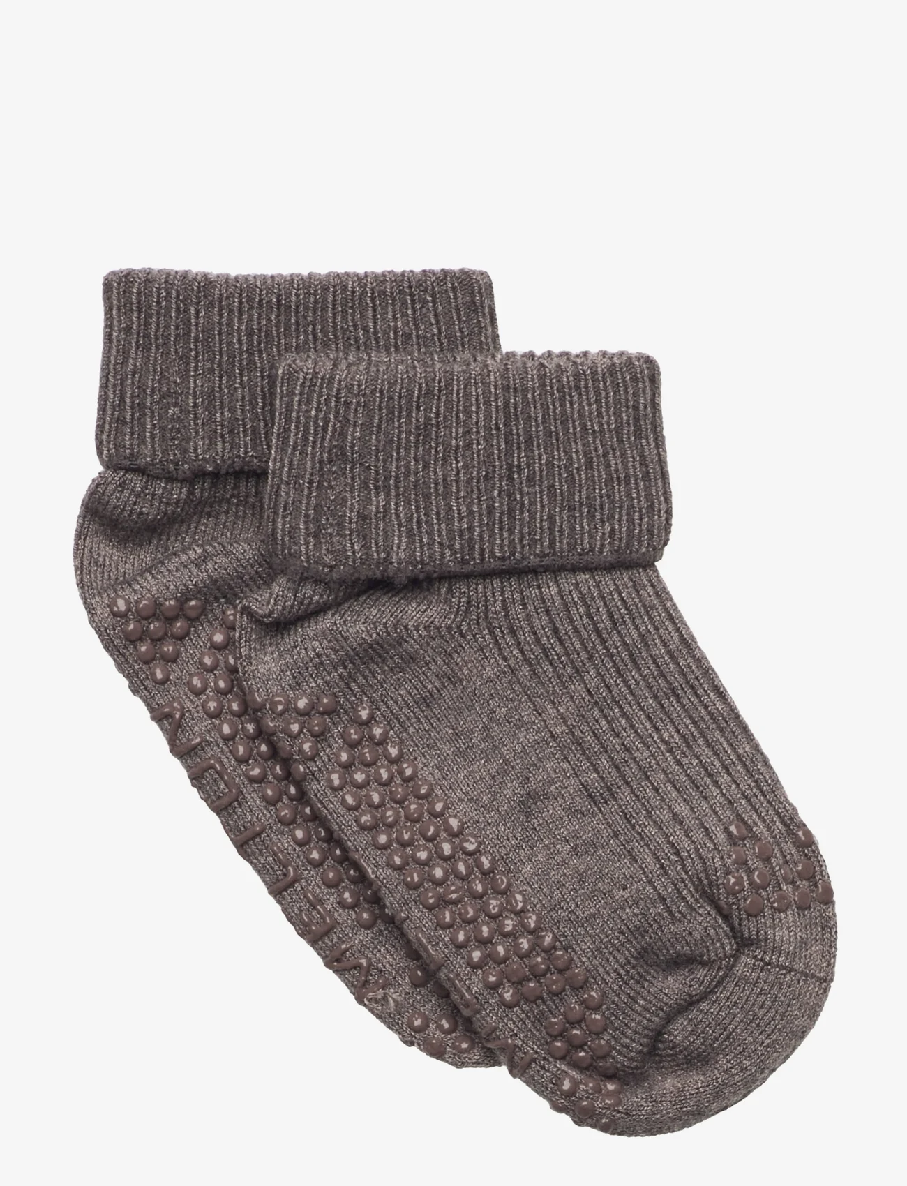 Melton - Wool socks - anti-slip - lowest prices - denver melange - 0
