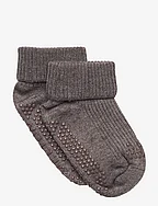 Wool socks - anti-slip - DENVER MELANGE