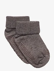 Melton - Wool socks - anti-slip - lowest prices - denver melange - 0