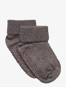 Wool socks - anti-slip, Melton