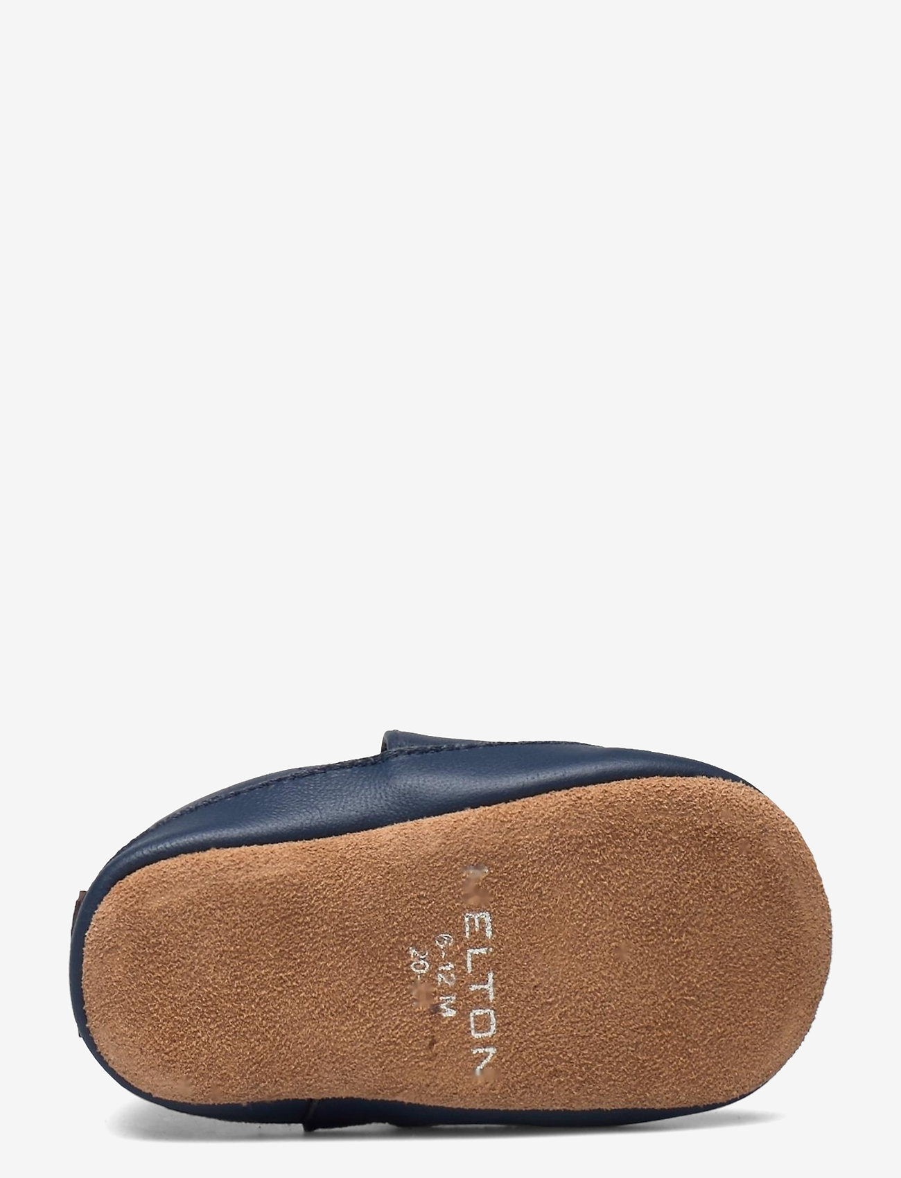 Melton - Leather slippers with jeep - blue - 4