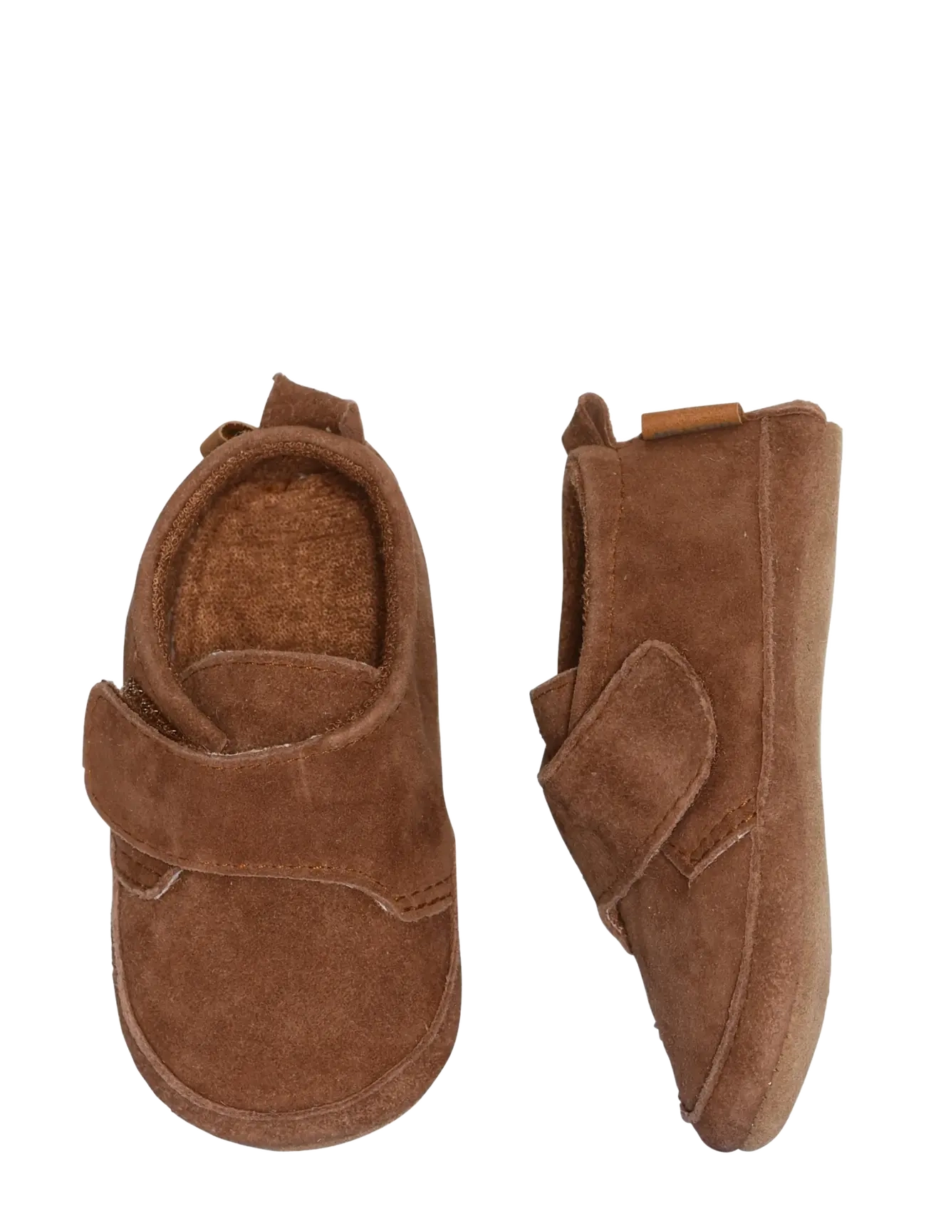 Melton Suede Slippers, Børn, Baby Ruskind Sutsko, Brun, Str: 24/25
