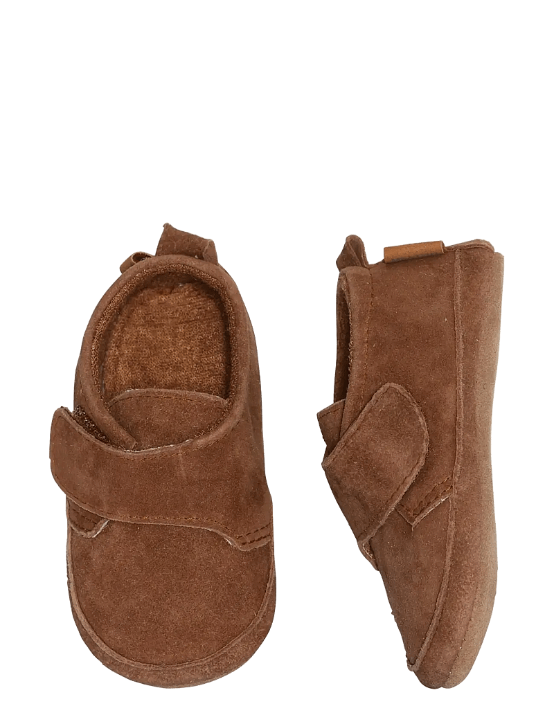 Melton - Suede slippers - hjemmesko - chestnut - 0