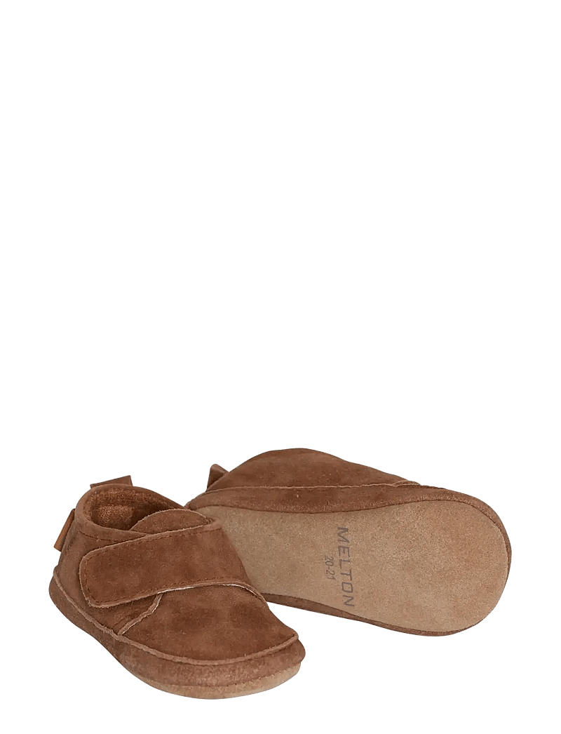 Melton - Suede slippers - hjemmesko - chestnut - 1