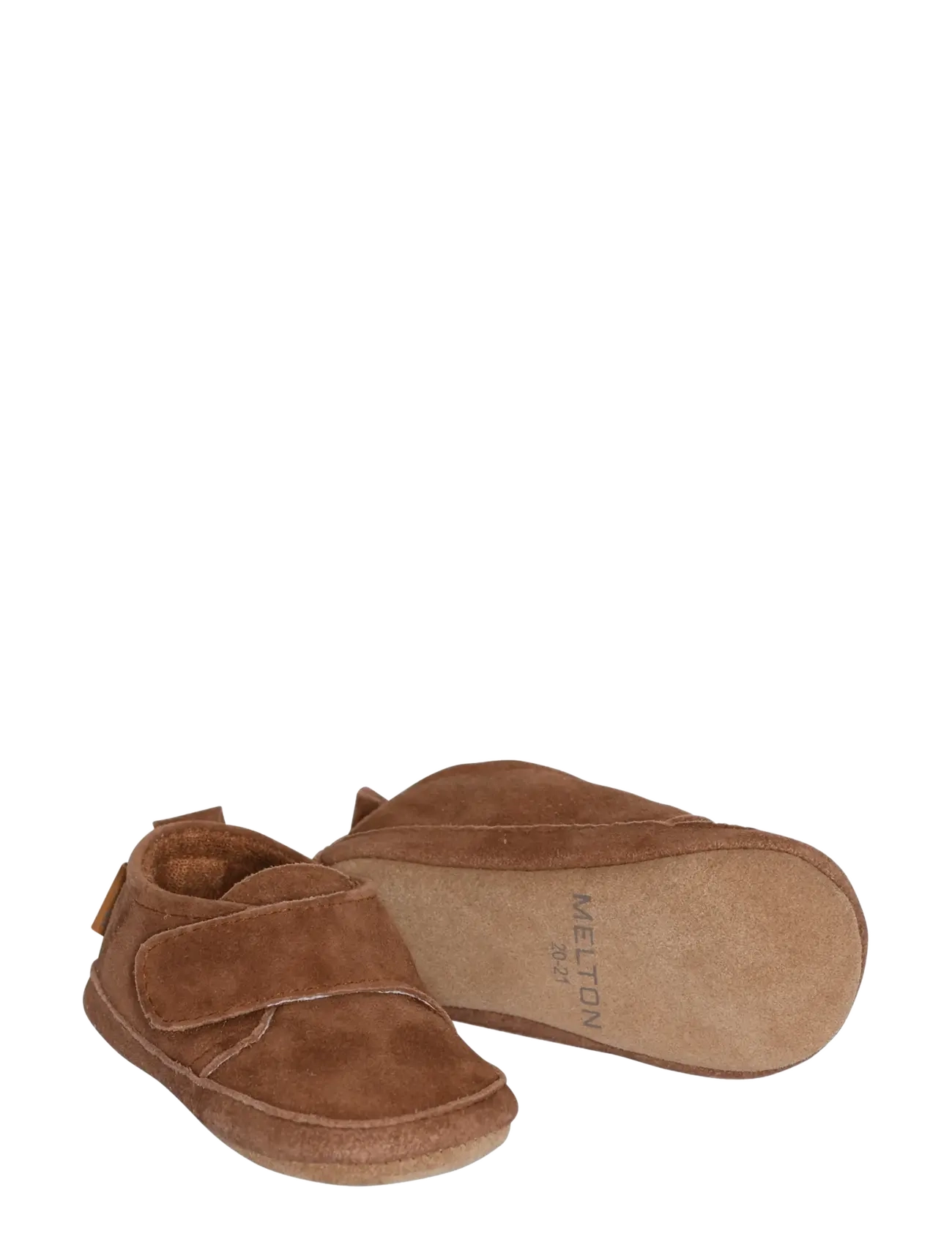 Melton - Suede slippers - madalaimad hinnad - chestnut - 1