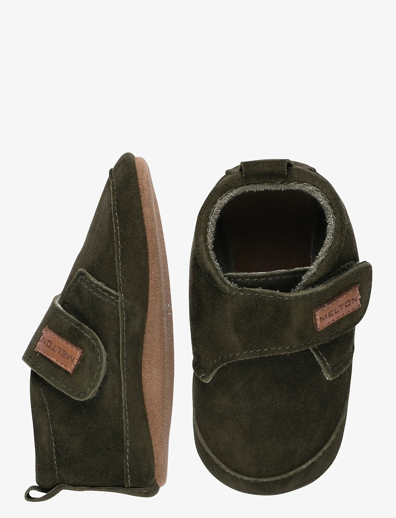 Melton - Suede slippers - madalaimad hinnad - dark olive - 0
