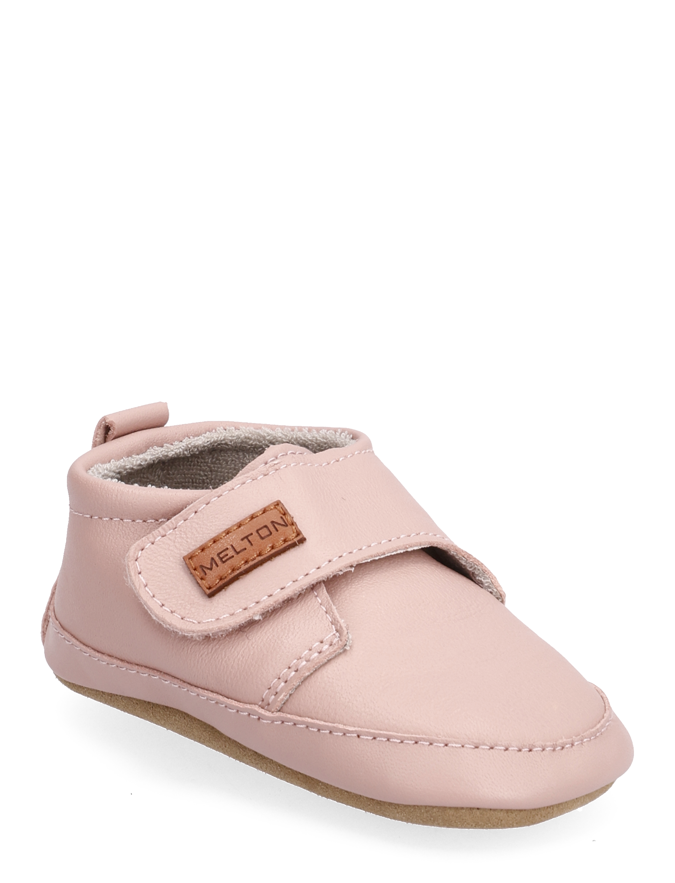 Melton Classic Leather Slippers, 26/27, Schuhe, Rosa - Slippers & Indoor Kinder
