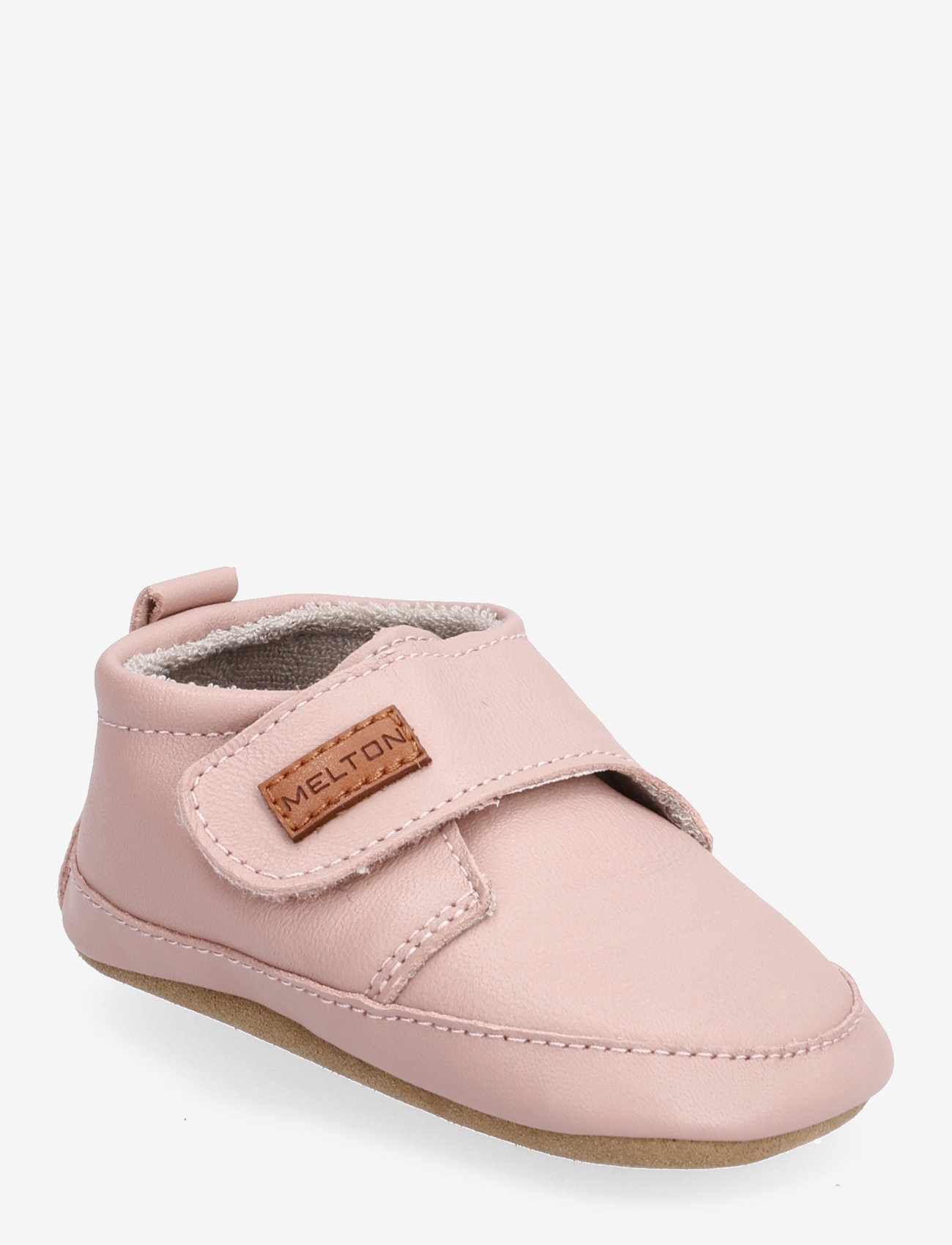 Melton - Classic leather slippers - hjemmesko - alt rosa - 0