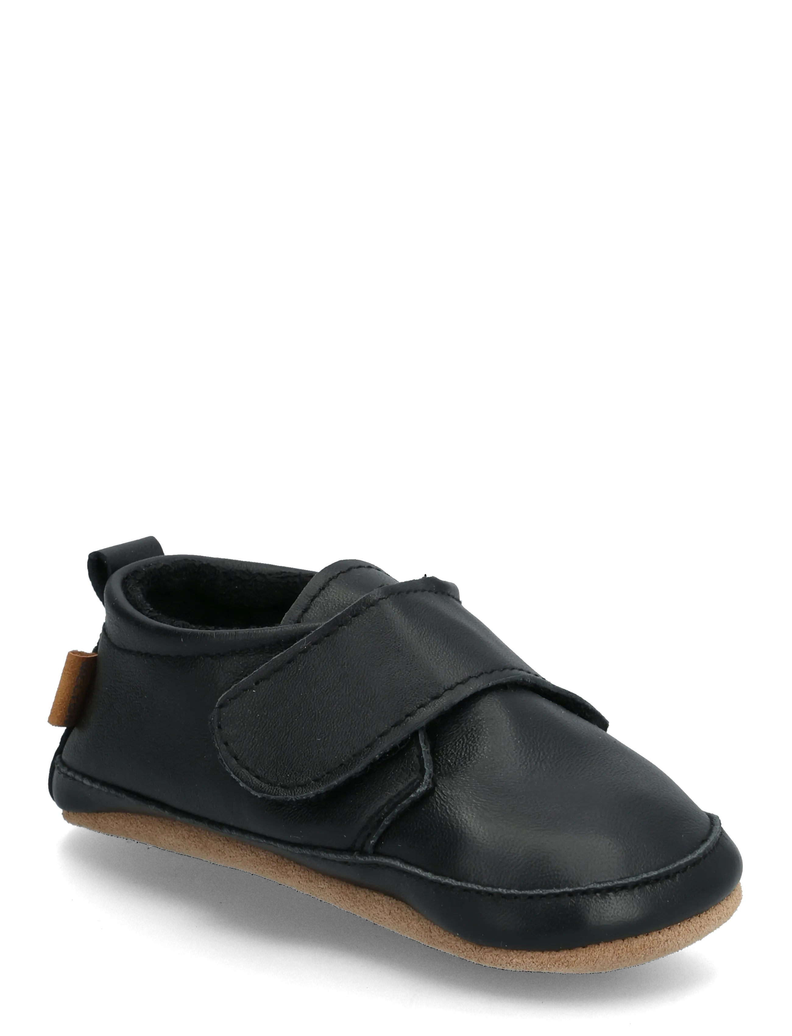 Melton Classic Leather Slippers, 16/19, Schuhe, Schwarz - Slippers & Indoor Kinder