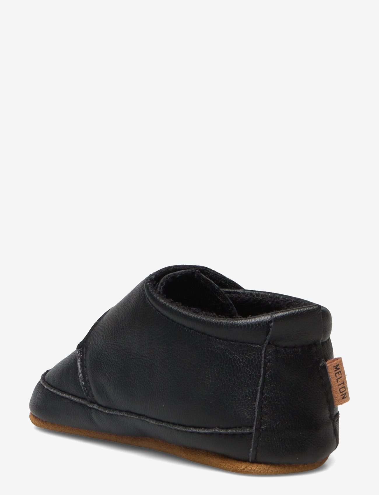 Melton - Classic leather slippers - hjemmesko - black - 2