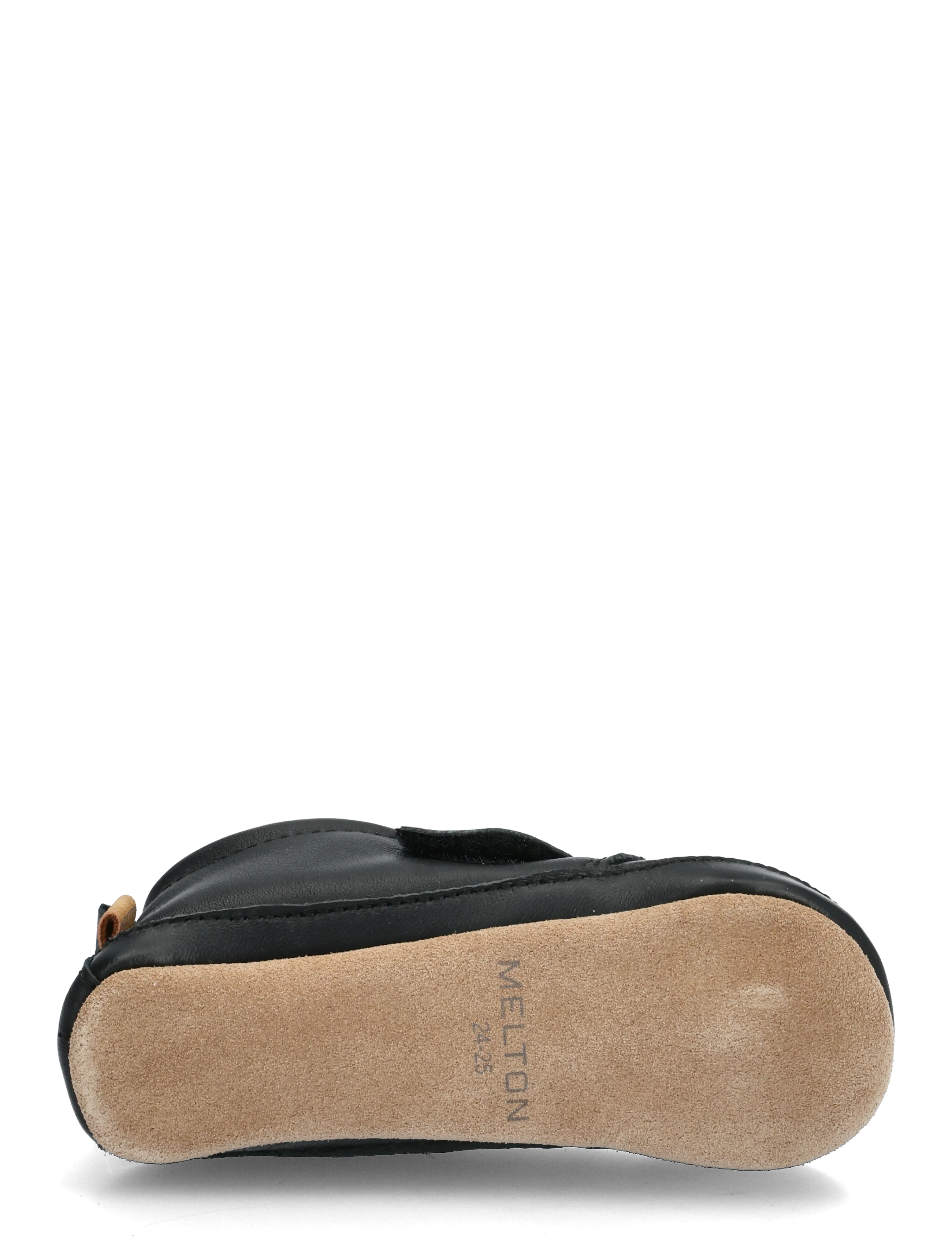Melton - Classic leather slippers - inneskor - black - 4