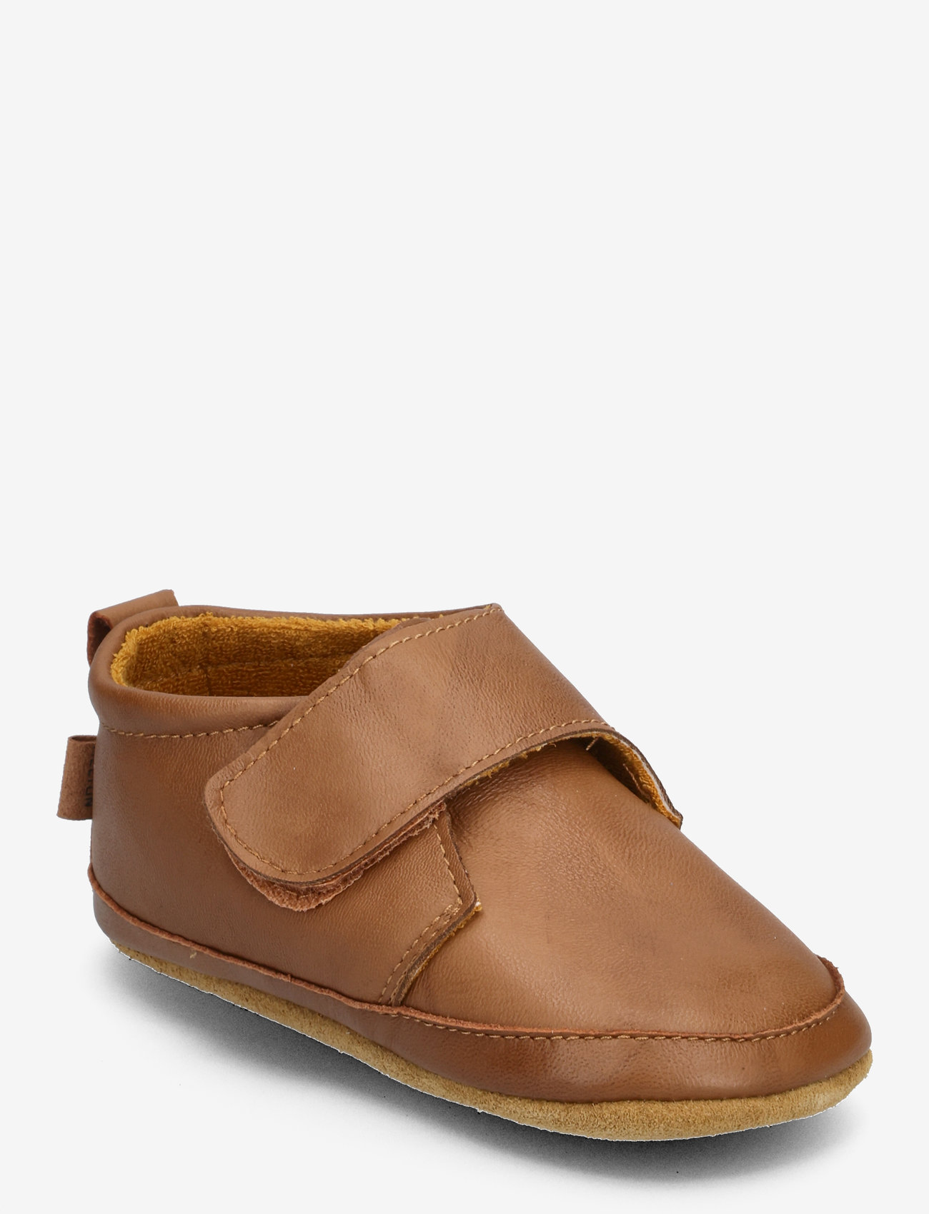Melton - Classic leather slippers - hjemmesko - cognac - 0