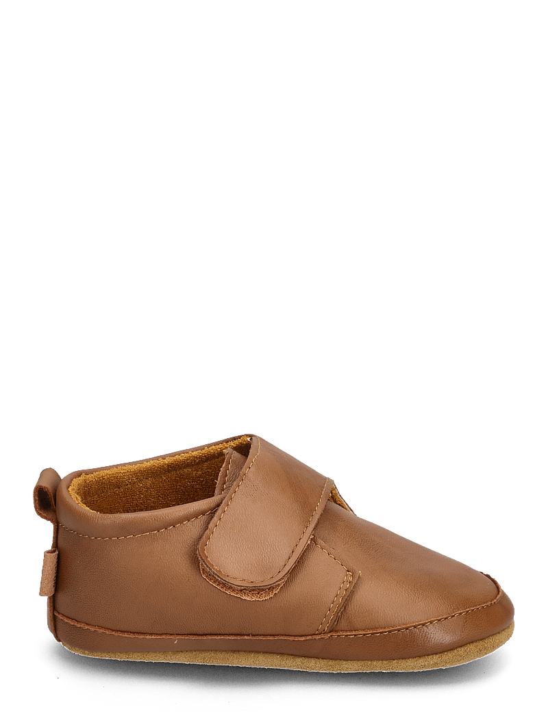 Melton - Classic leather slippers - hjemmesko - cognac - 1