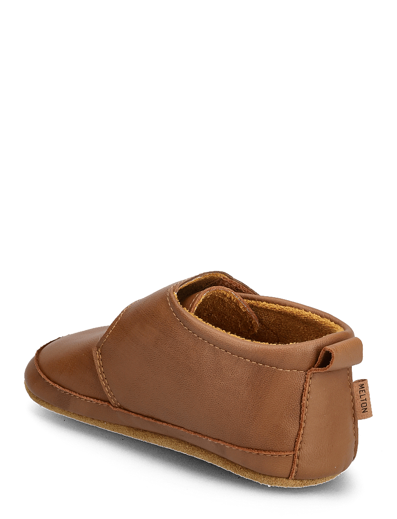 Melton - Classic leather slippers - hjemmesko - cognac - 2