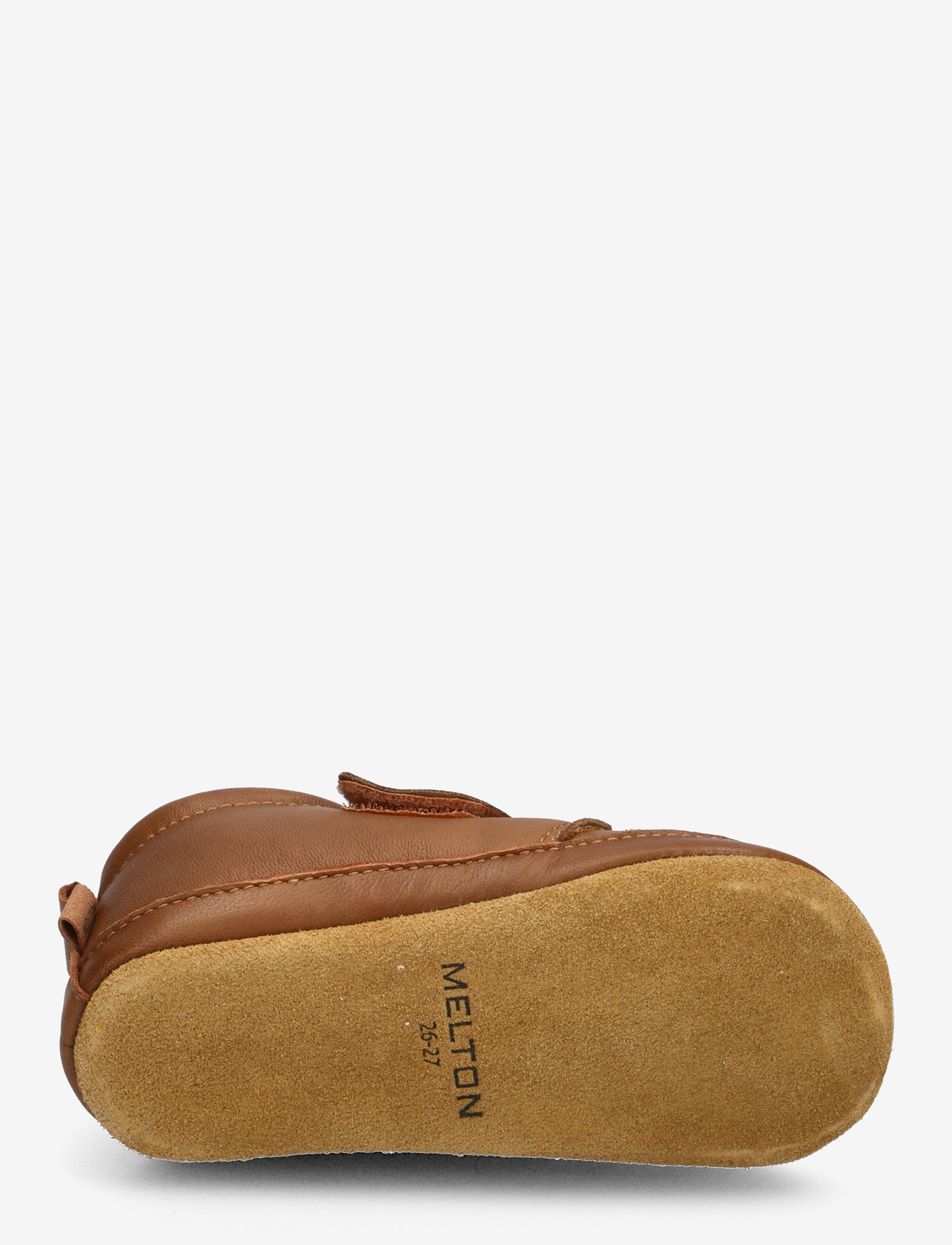 Melton - Classic leather slippers - hjemmesko - cognac - 4