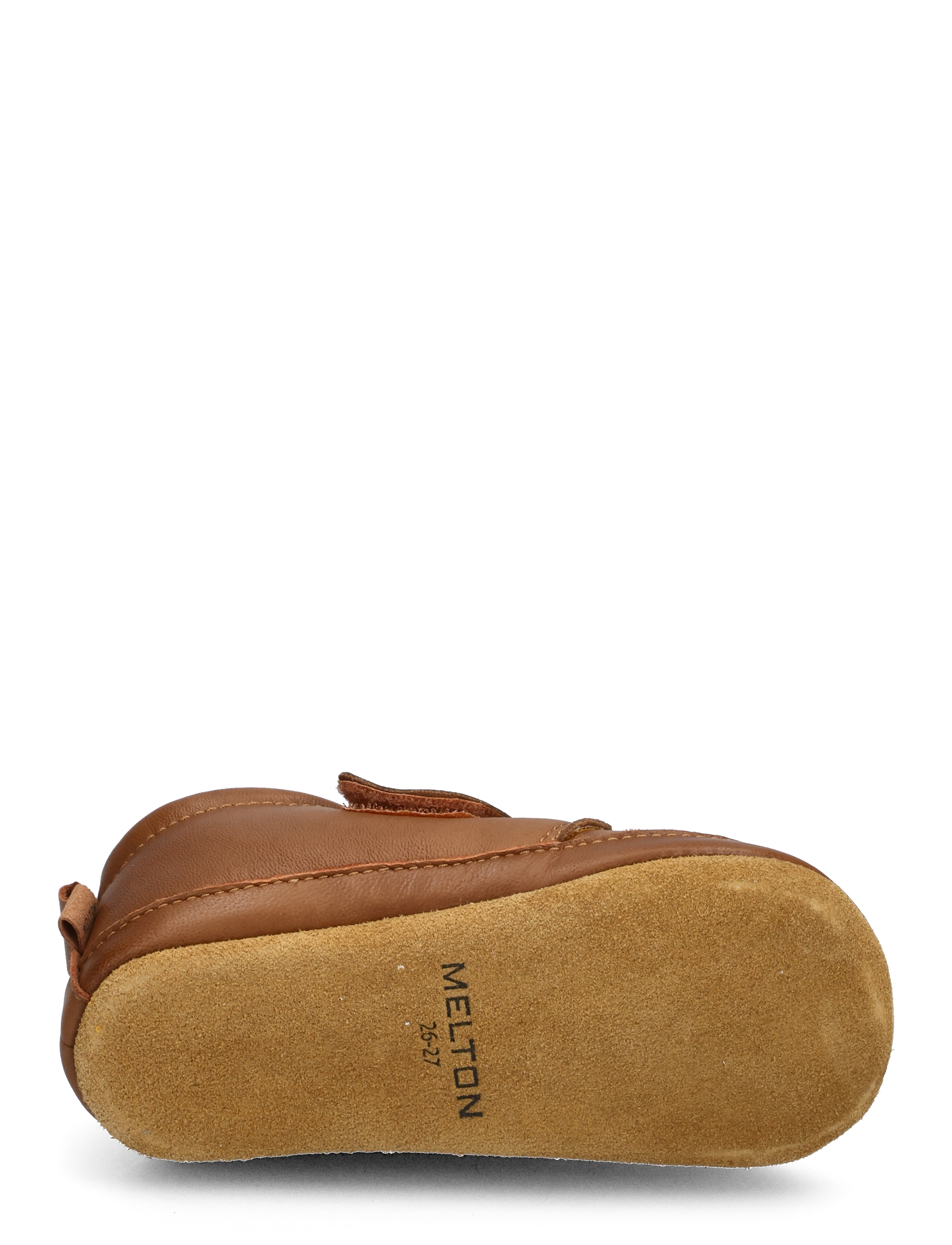 Melton - Classic leather slippers - inneskor - cognac - 4
