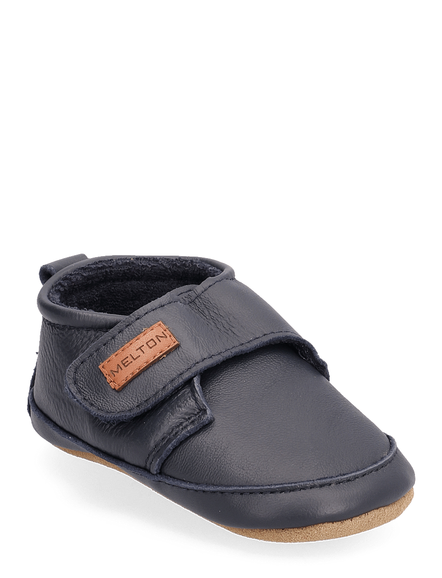 Melton - Classic leather slippers - Čības - marine - 0