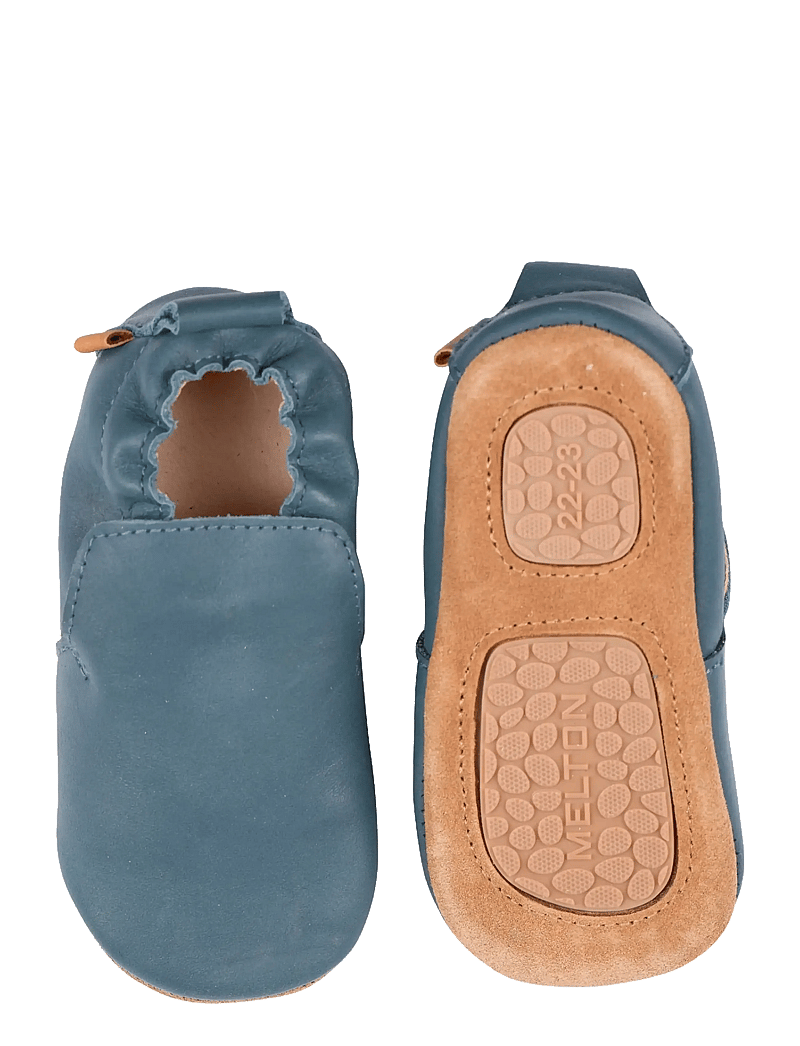 Melton - Delicate leather slippers - babystrikstøvler - oceanview - 0