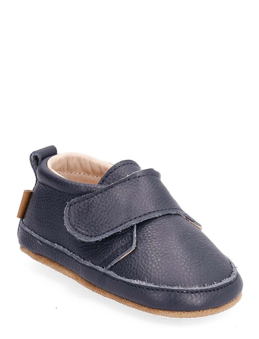 Melton - Luxury leather slippers - hausschuhe - marine - 0