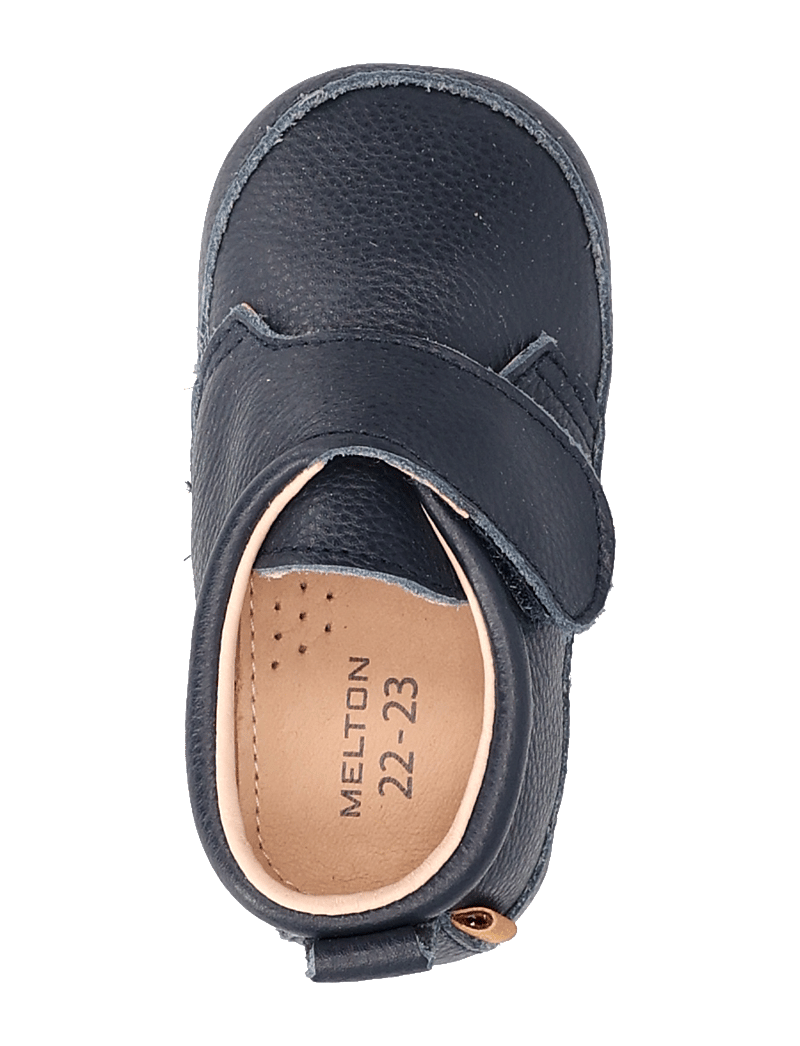 Melton - Luxury leather slippers - hausschuhe - marine - 3