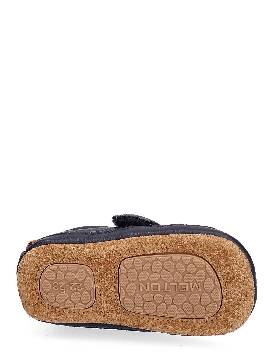 Melton - Luxury leather slippers - hausschuhe - marine - 4