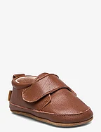 Luxury leather slippers - TORTOISE SHELL