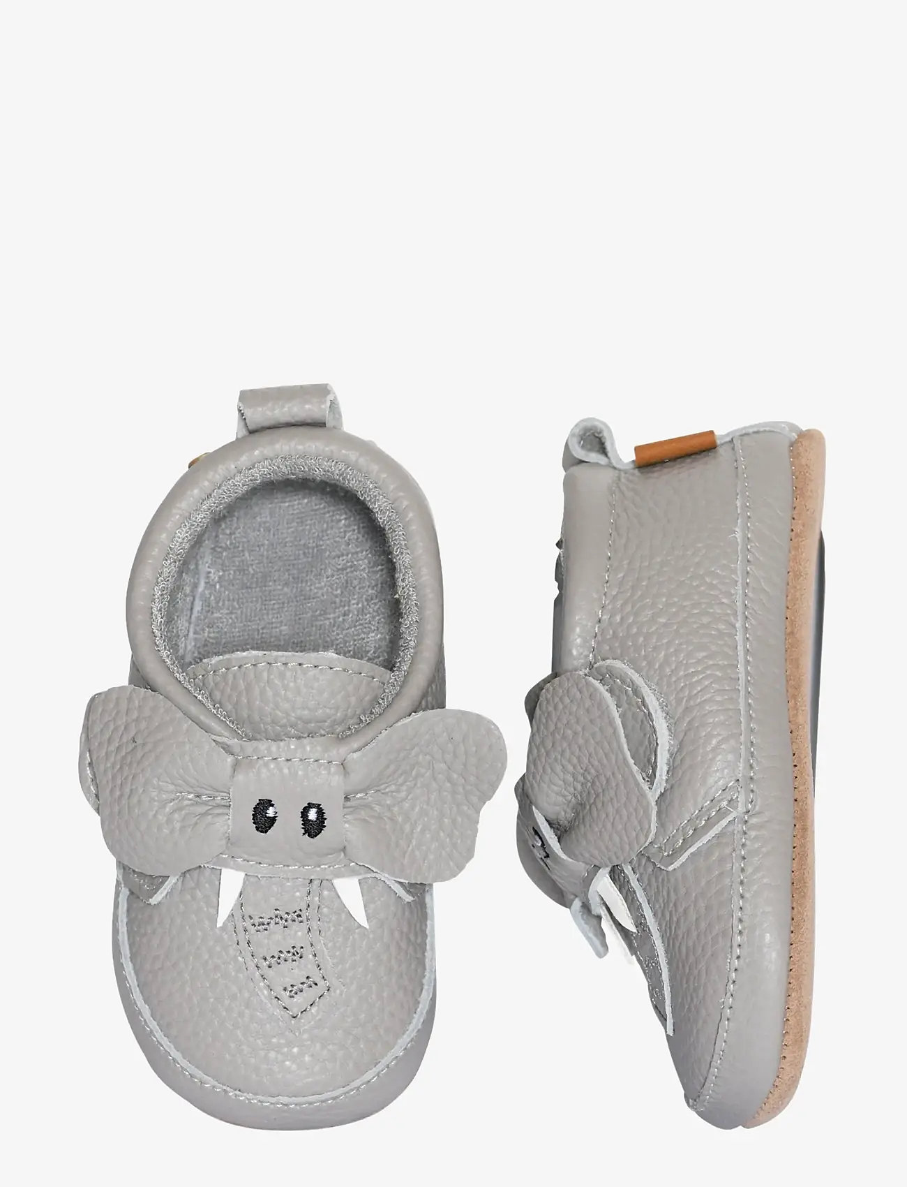 Melton - Elephant leather slippers - laveste priser - dark grey - 0