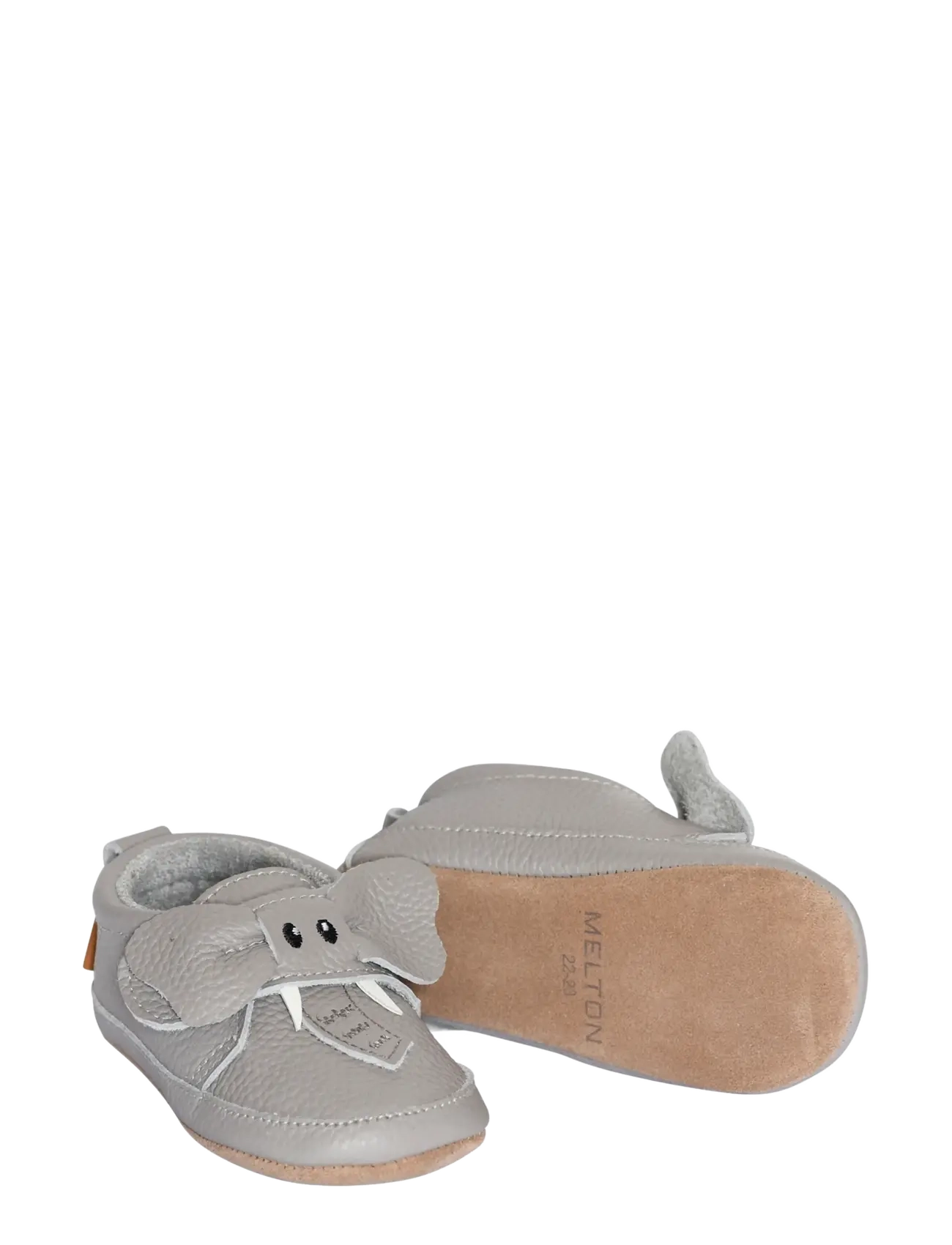 Melton - Elephant leather slippers - hausschuhe - dark grey - 1