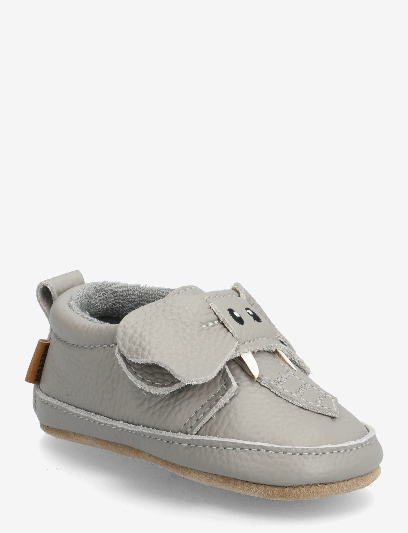 Melton - Elephant leather slippers - opal gray - 0